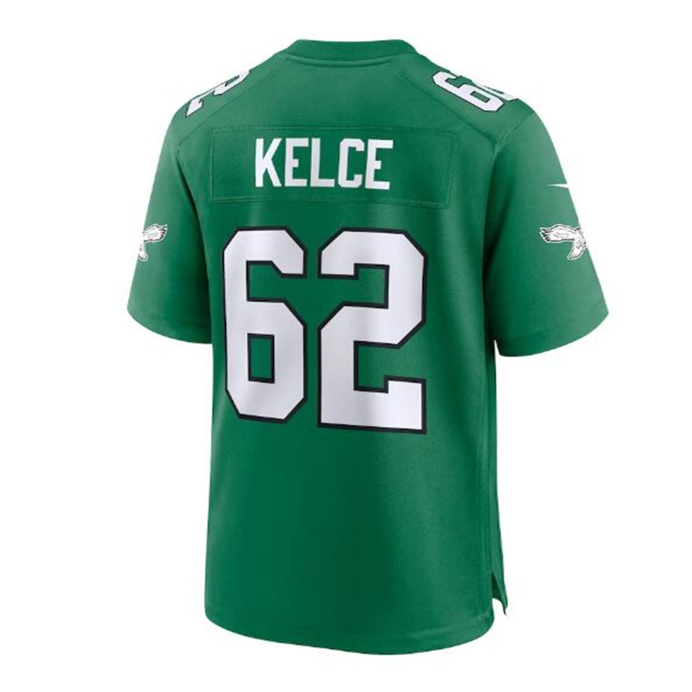 P.Eagles #62 Jason Kelce Alternate Game Player Jersey - Kelly Green ...