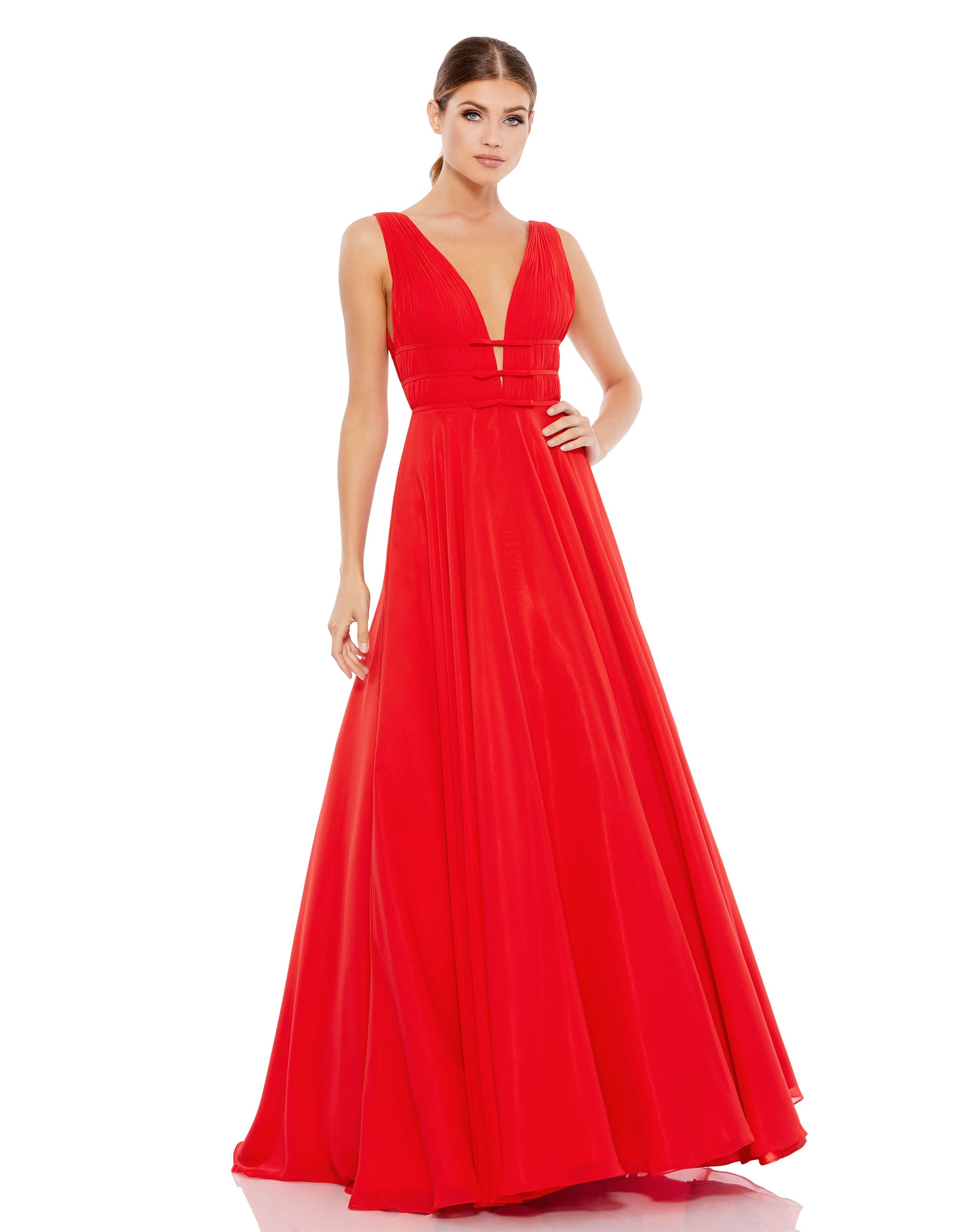 Macdumal - Chiffon A-Line Ballgown