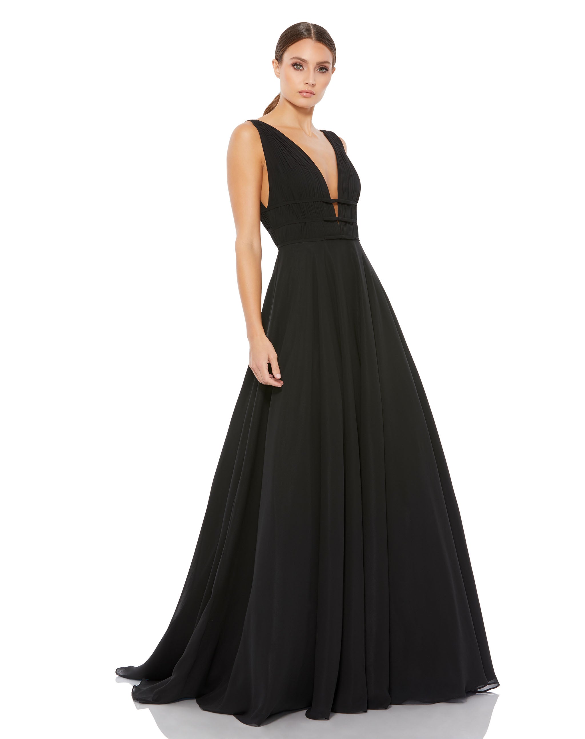Macdumal - Chiffon A-Line Ballgown
