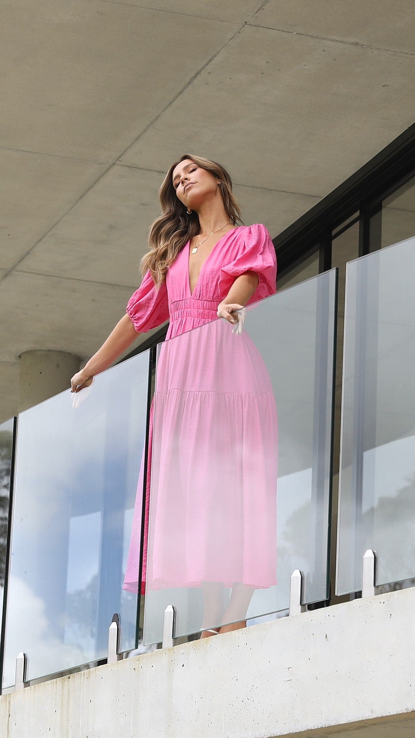 Kikodress - Erin Midi Dress - Pink