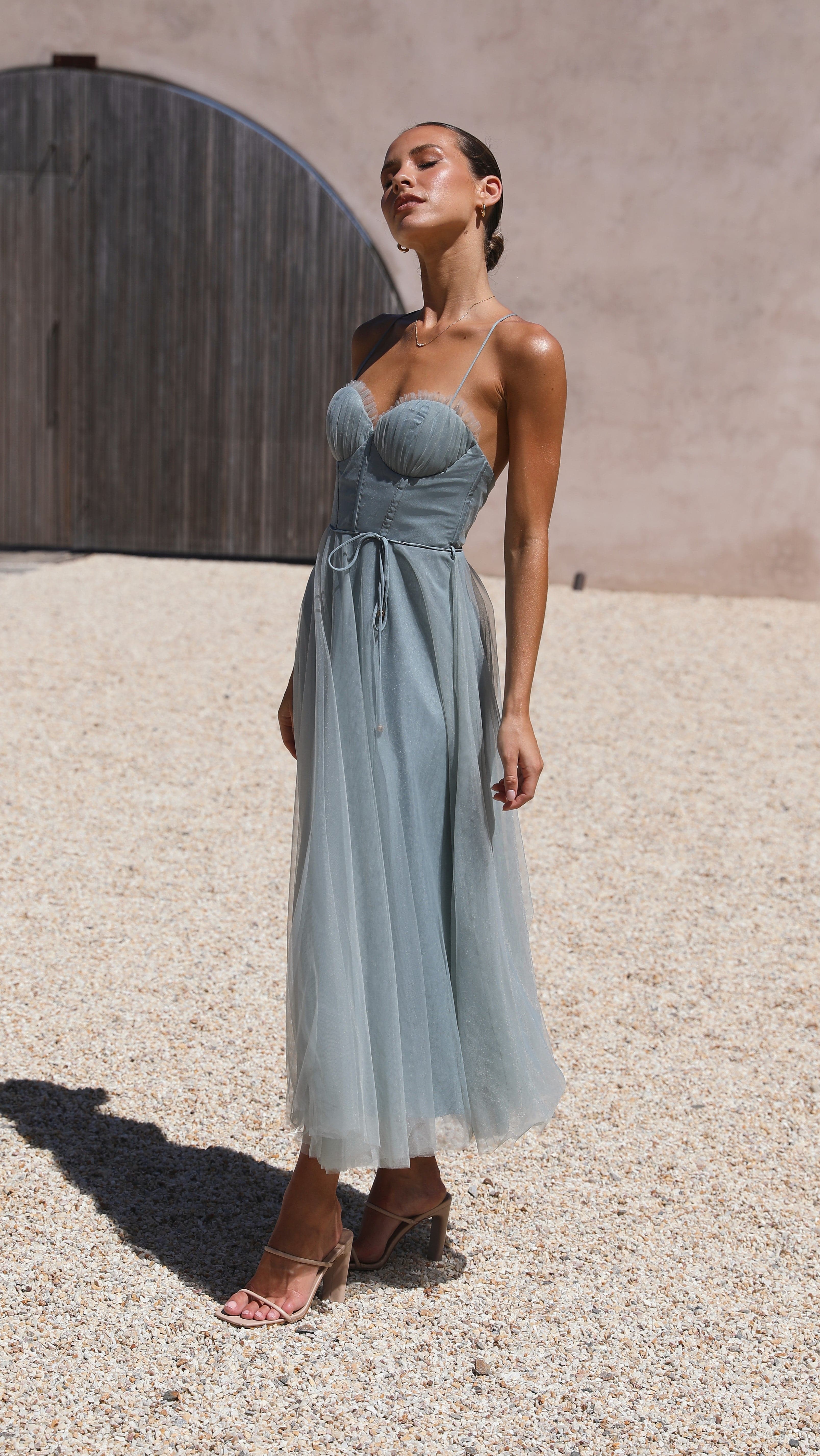 Kikodress - Diana Midi Dress - Sage