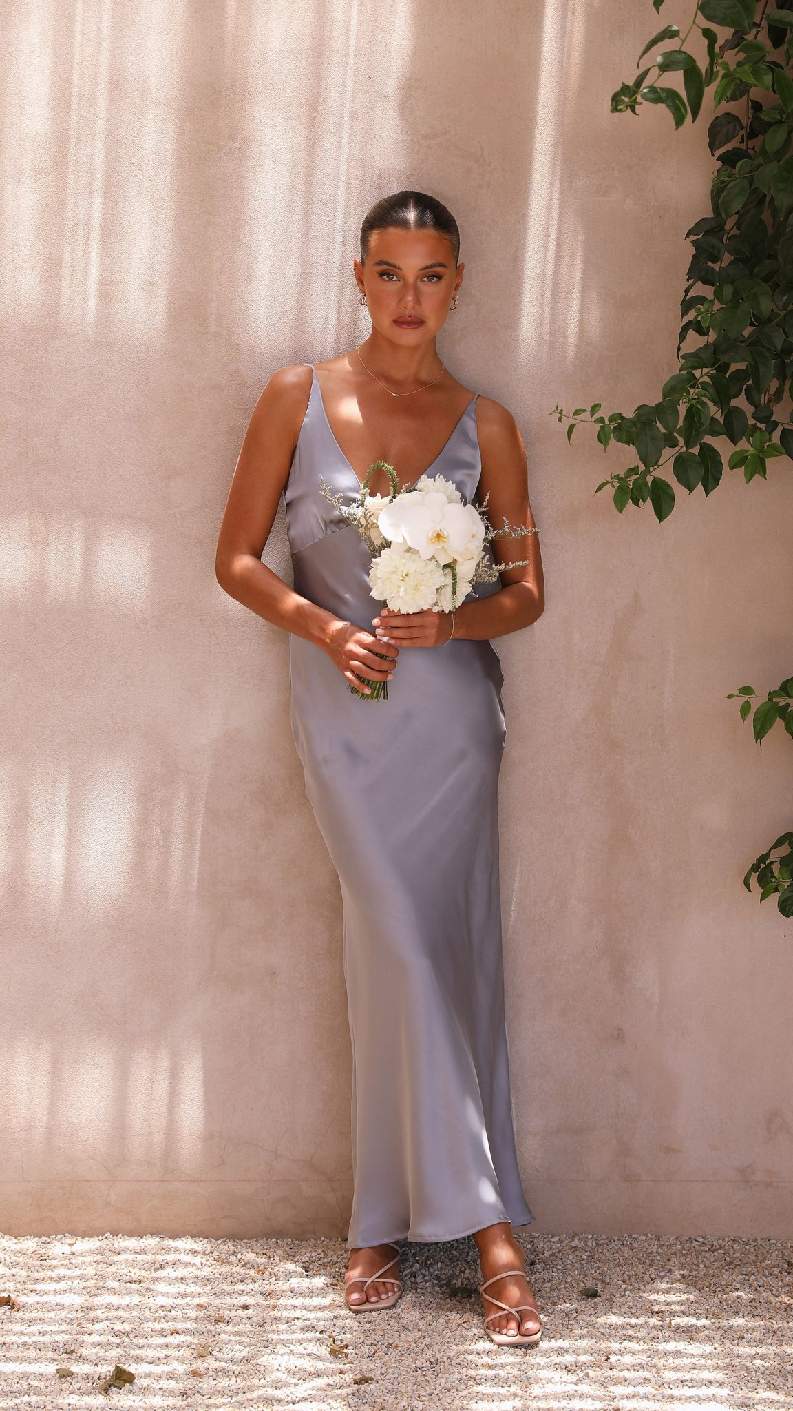 Kikodress - Ziah Maxi Dress - Steel Blue