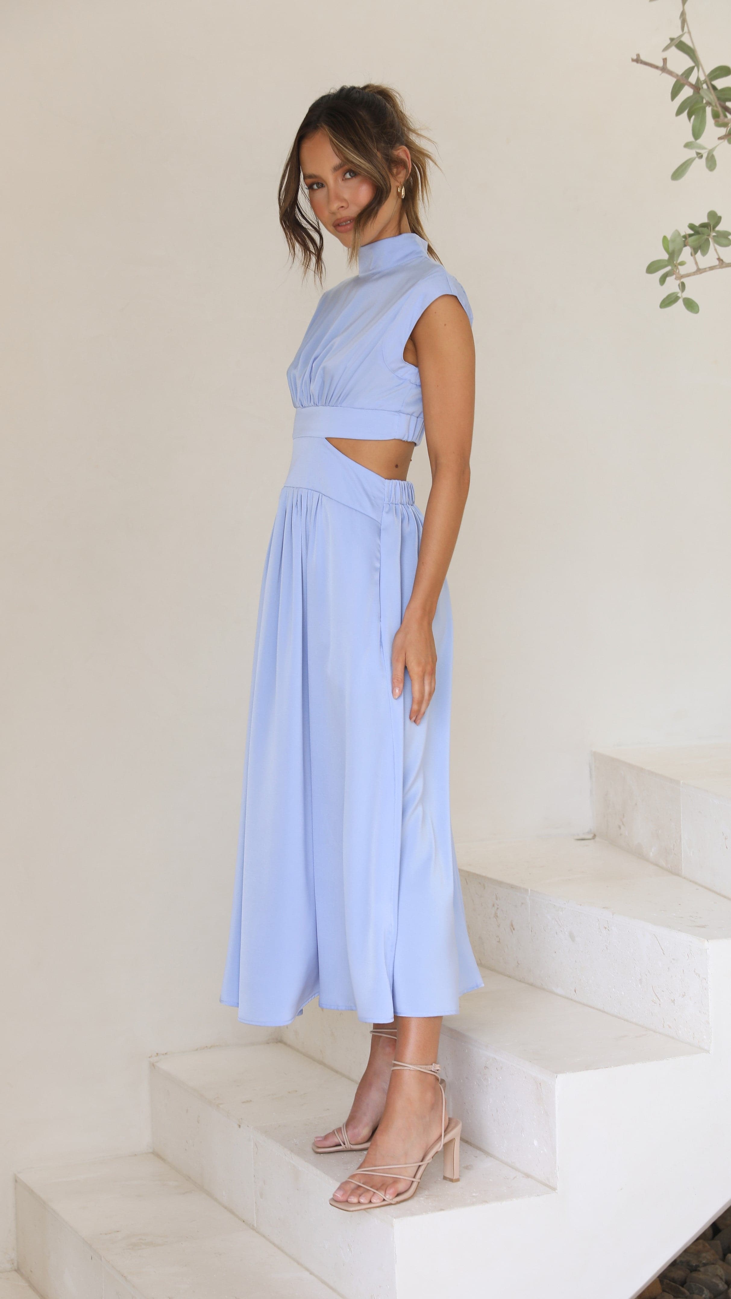 Kikodress - Cindie Midi Dress - Blue