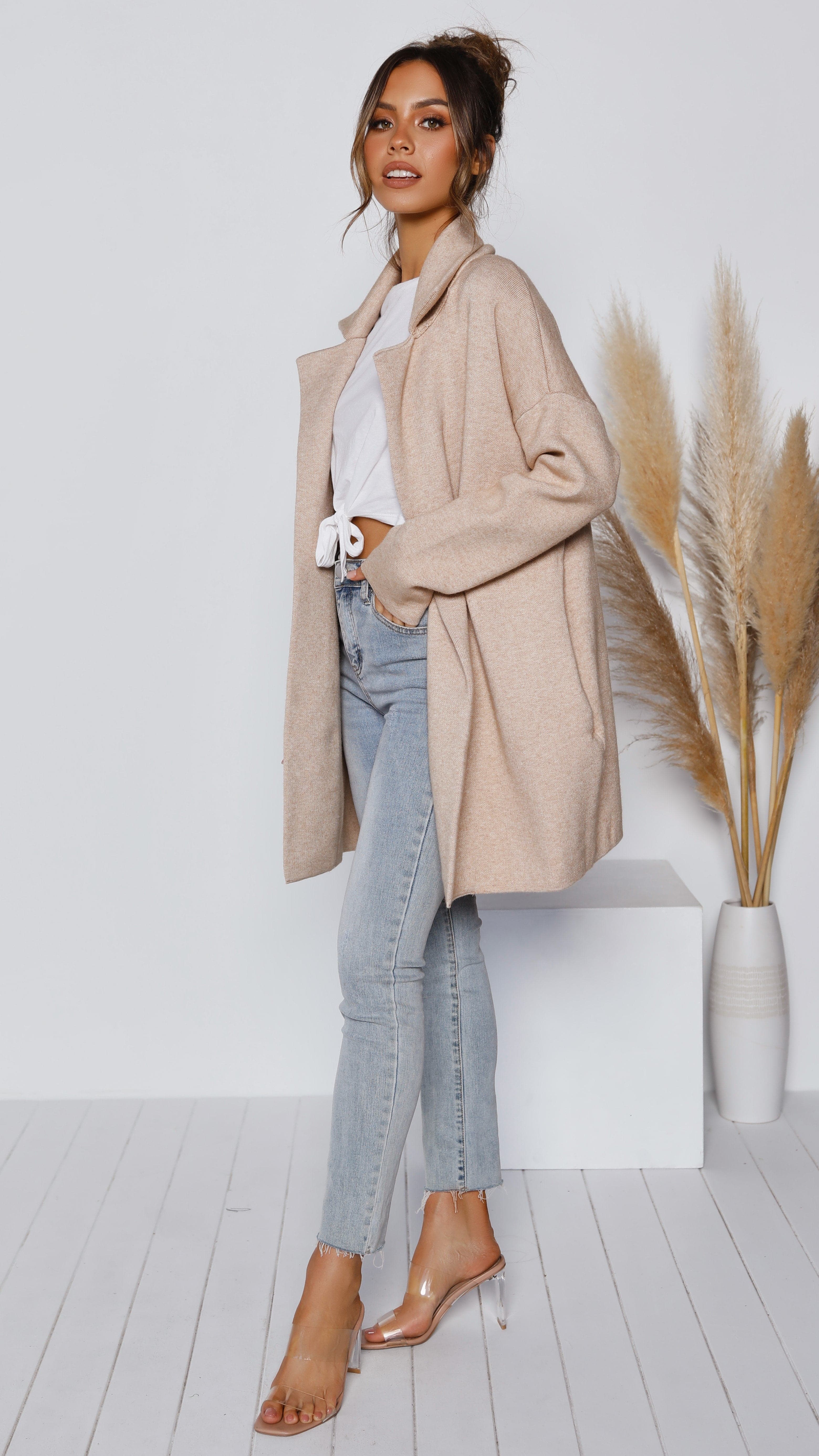 Kikodress - Zuzu Coatigan - Oatmeal