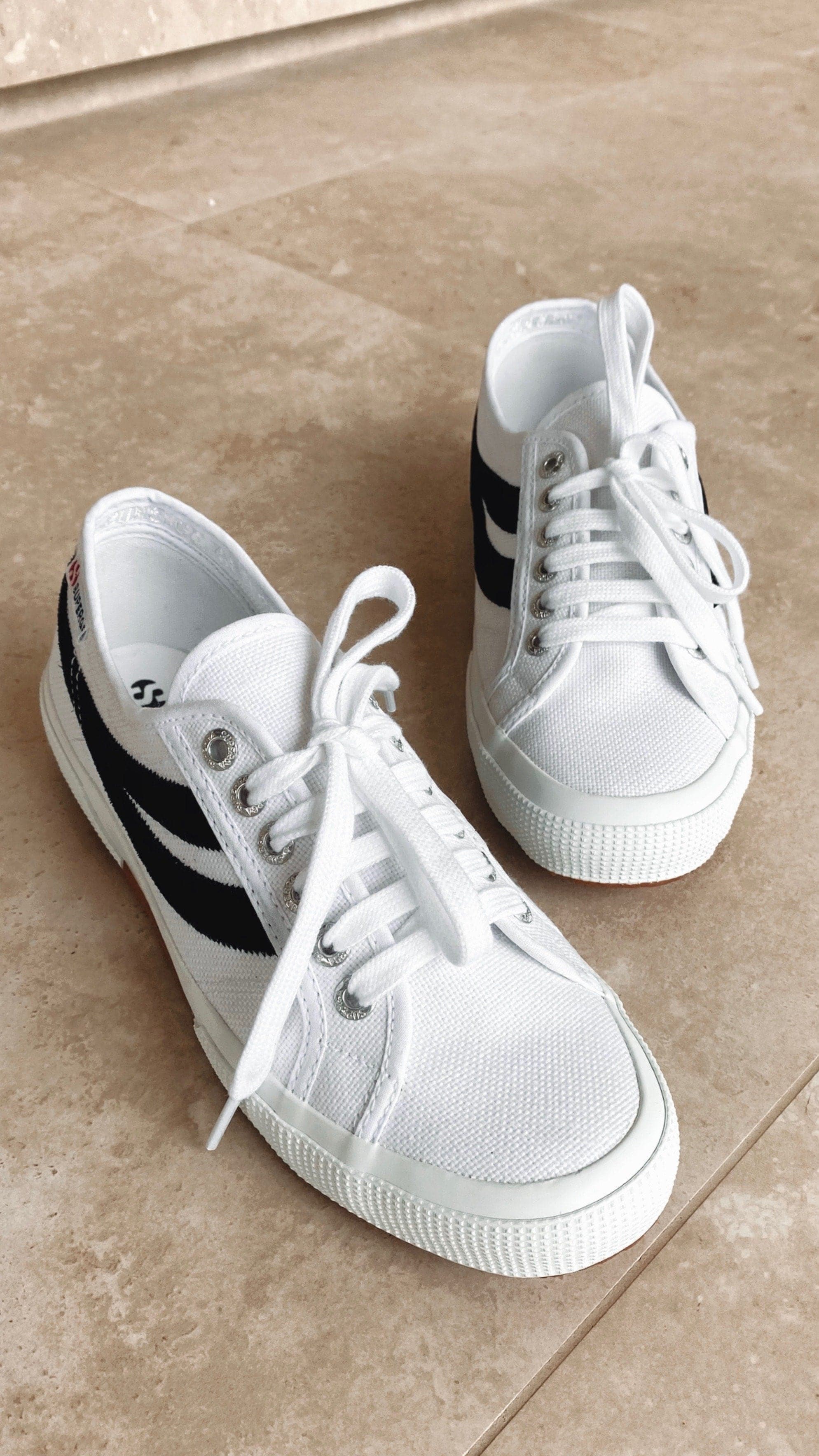 Kikodress - Superga 2953 CotuSuede - White/Black