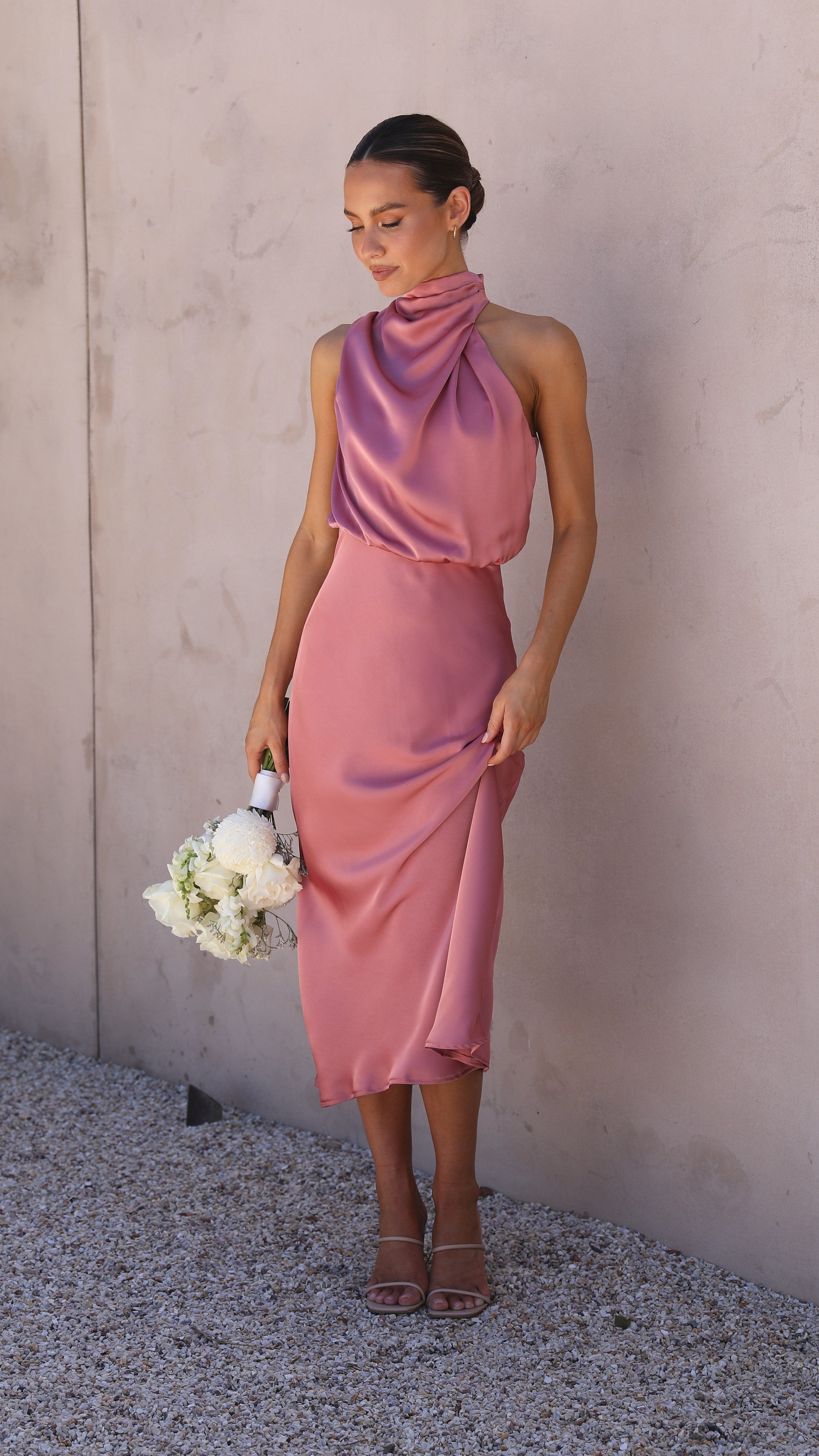 Kikodress - Esther Maxi Dress - Baked Rose
