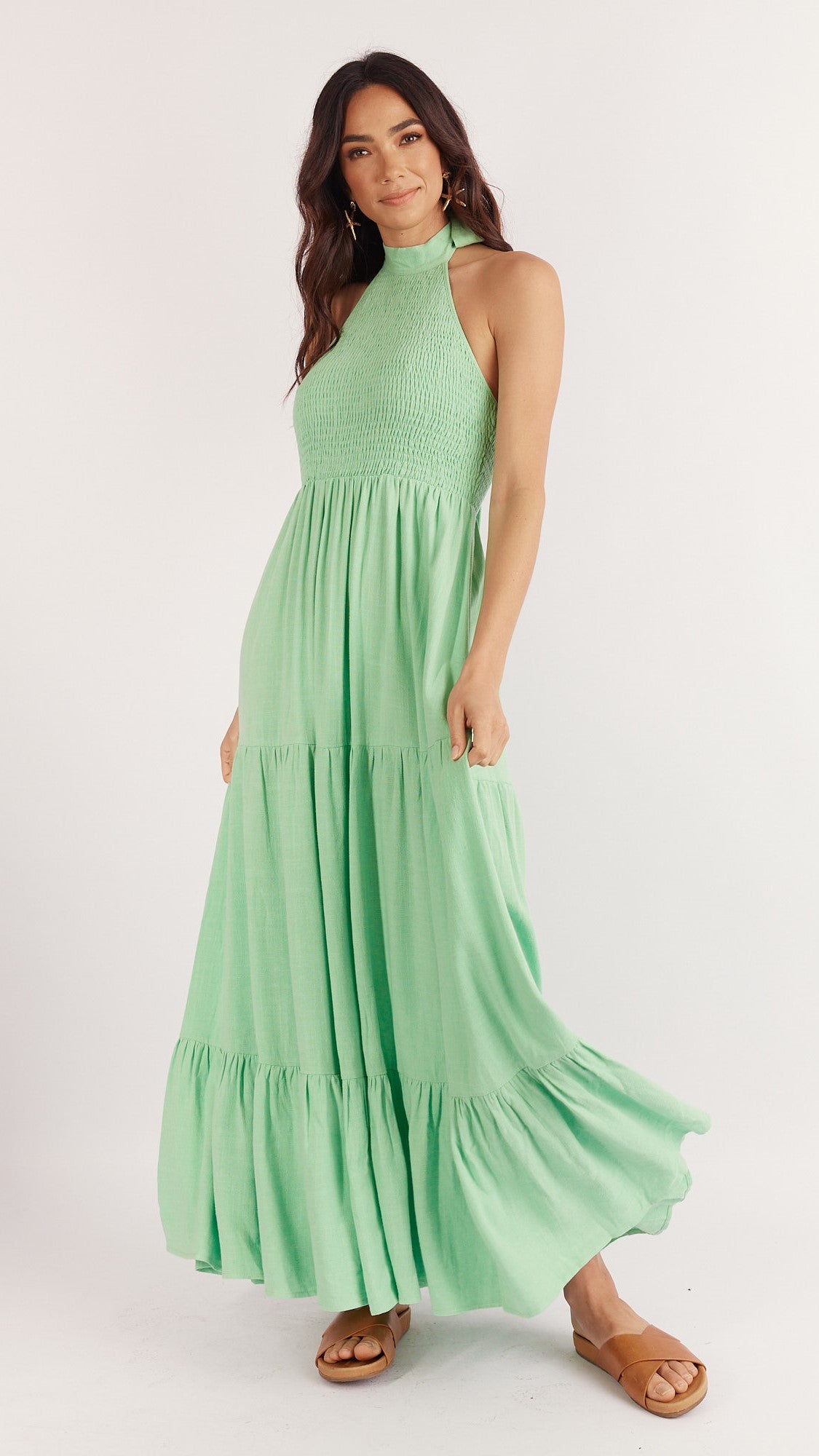 Kikodress - Helene Maxi Dress - Seafoam Green