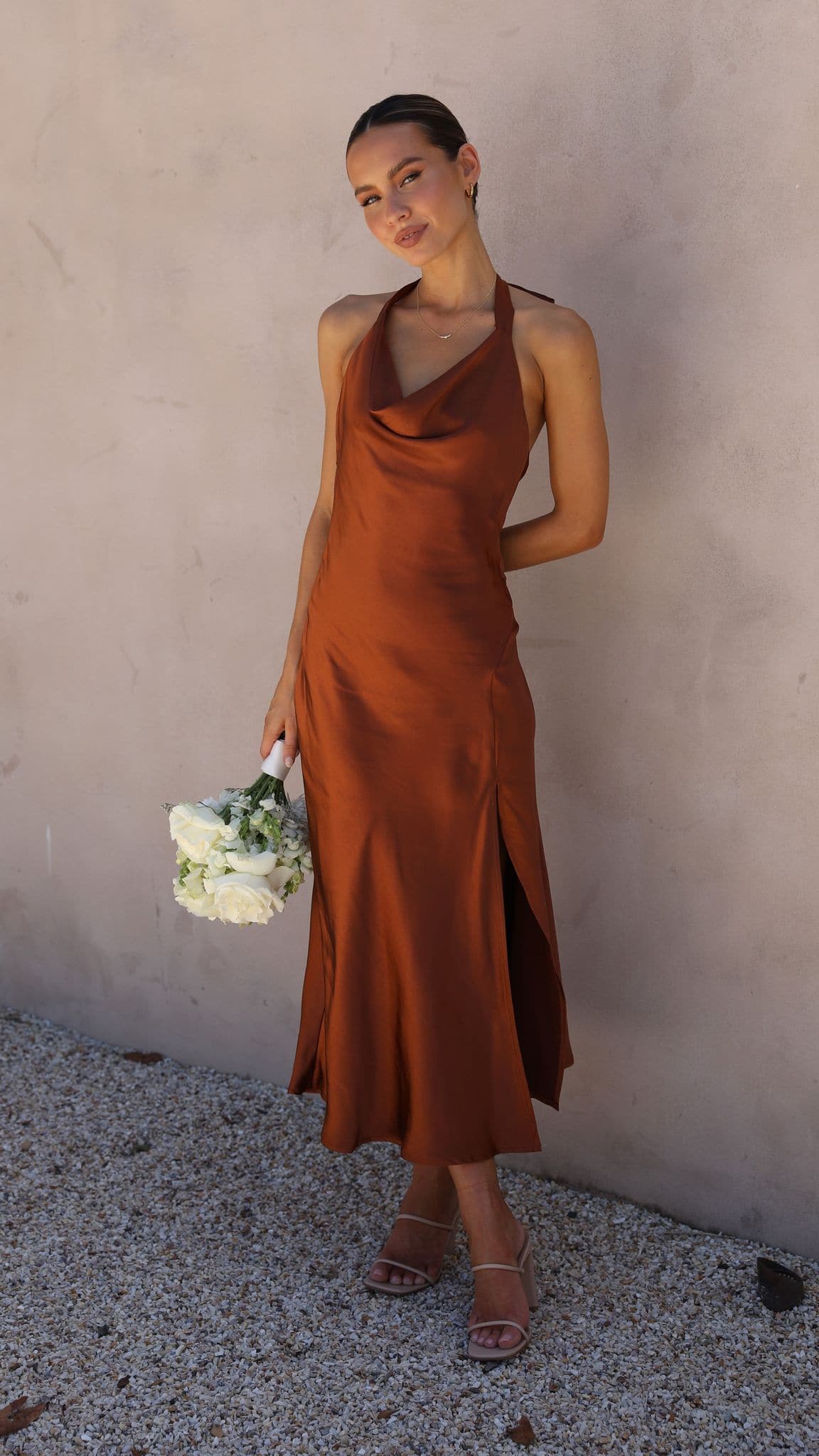 Kikodress - Sian Maxi Dress - Rust