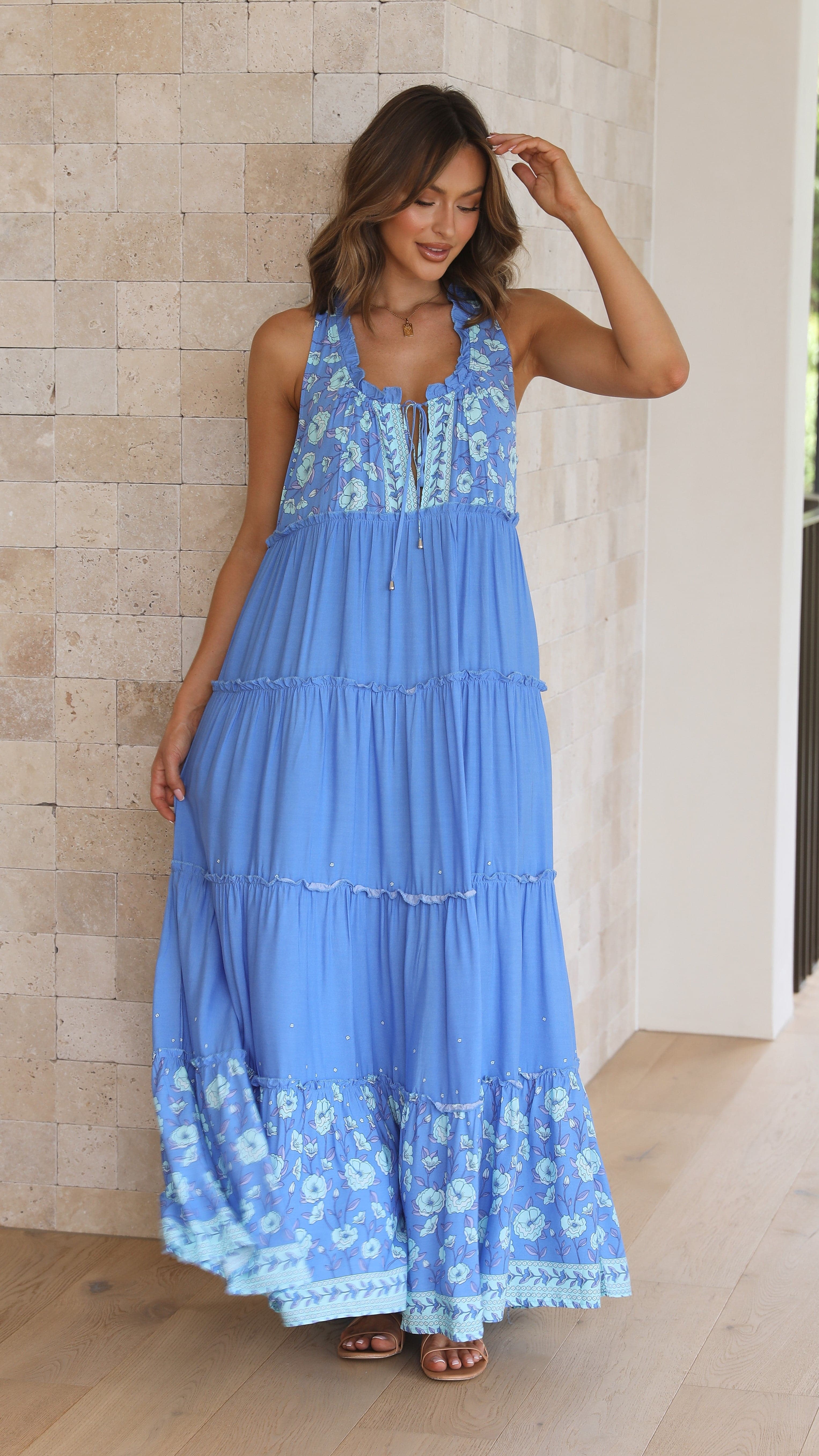 Kikodress - Erryn Maxi Dress - Afina Print
