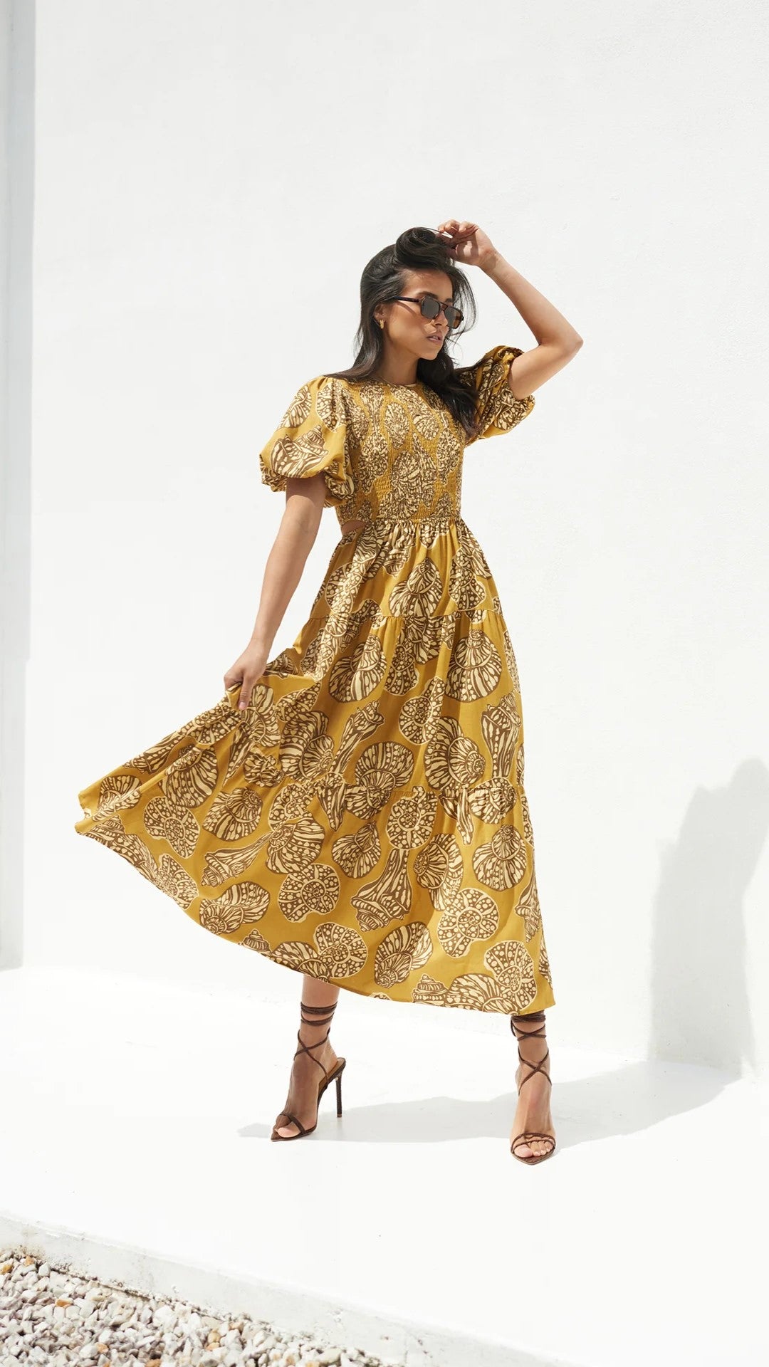 Kikodress - Rita Maxi Dress - Sea Change Print