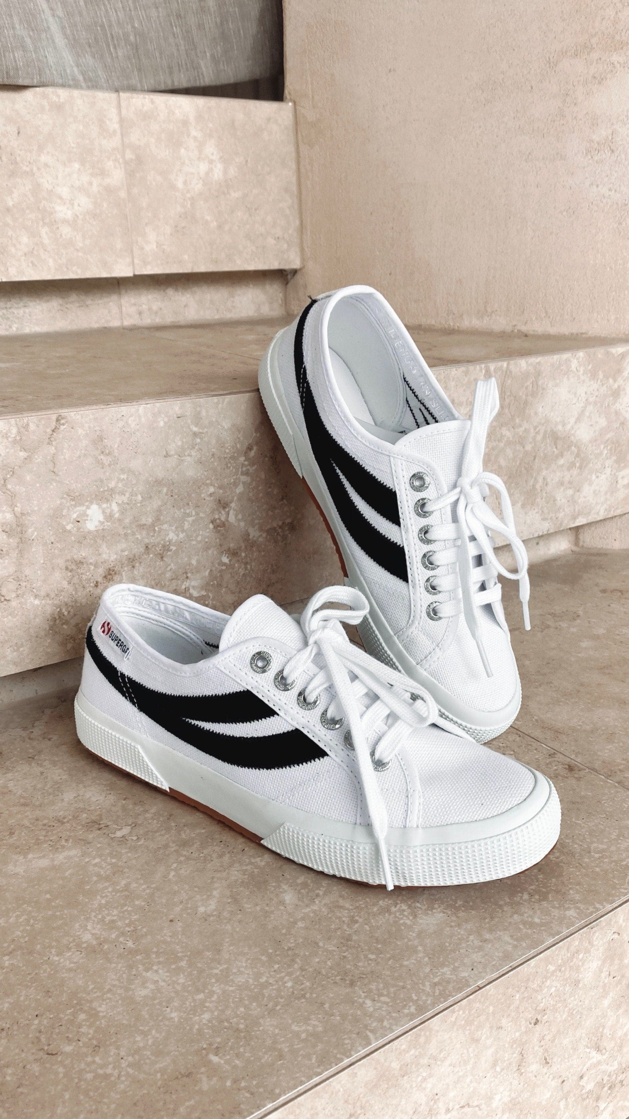 Kikodress - Superga 2953 CotuSuede - White/Black