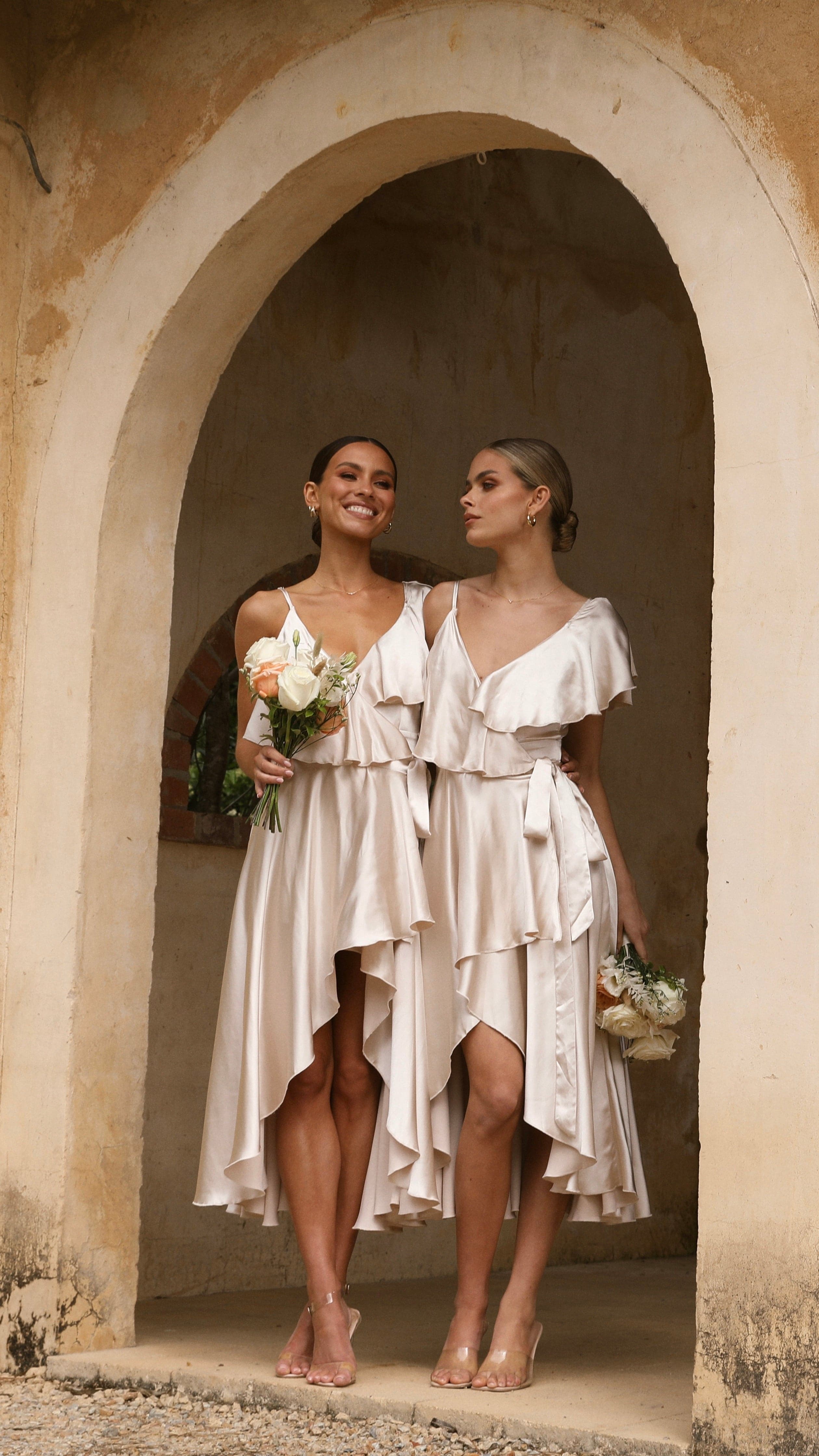 Kikodress - Jacinta Midi Dress - Champagne