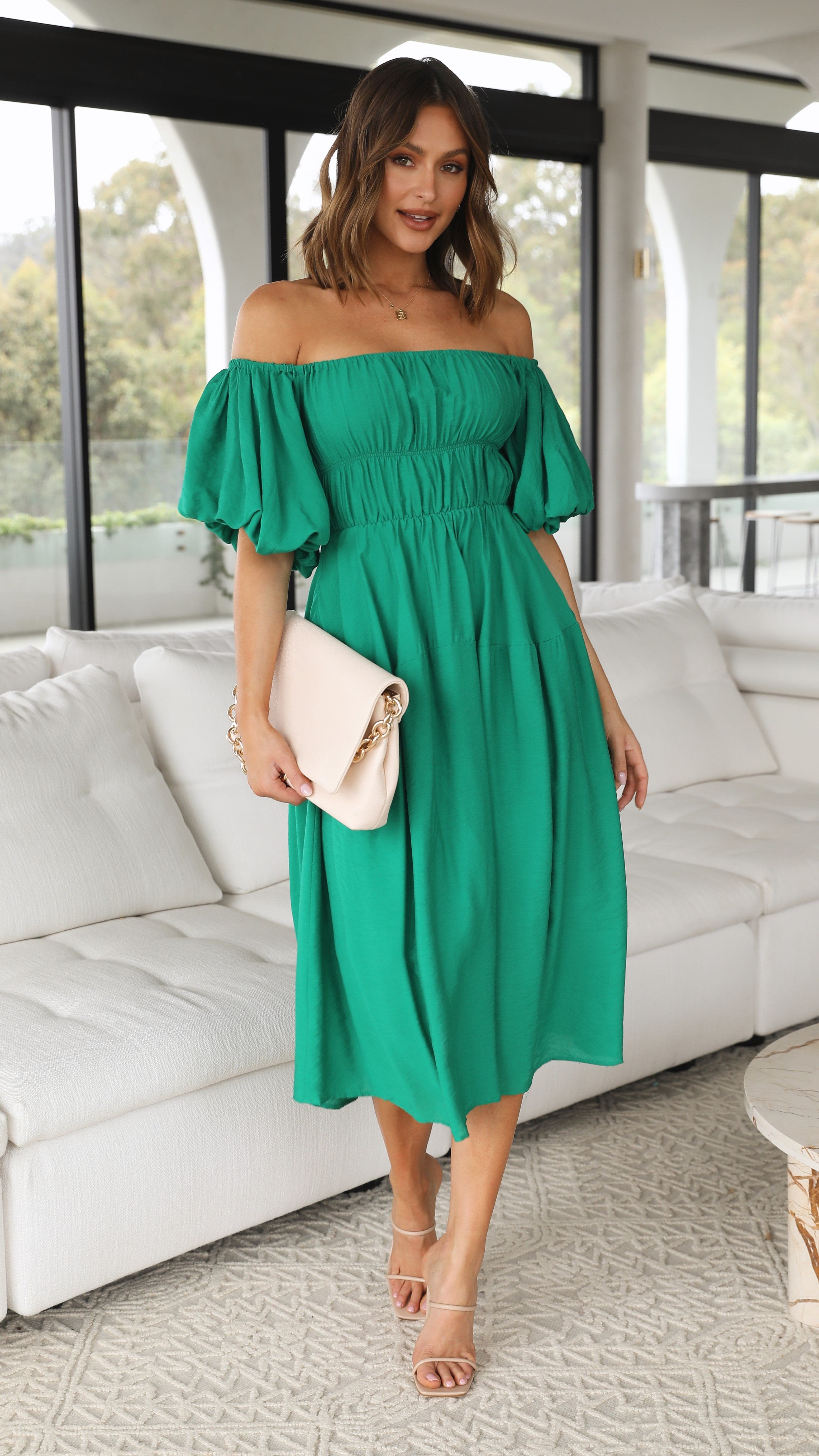 Kikodress - Paiva Midi Dress - Green