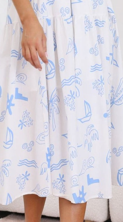 Kikodress - Saimara Maxi Dress - Santorini