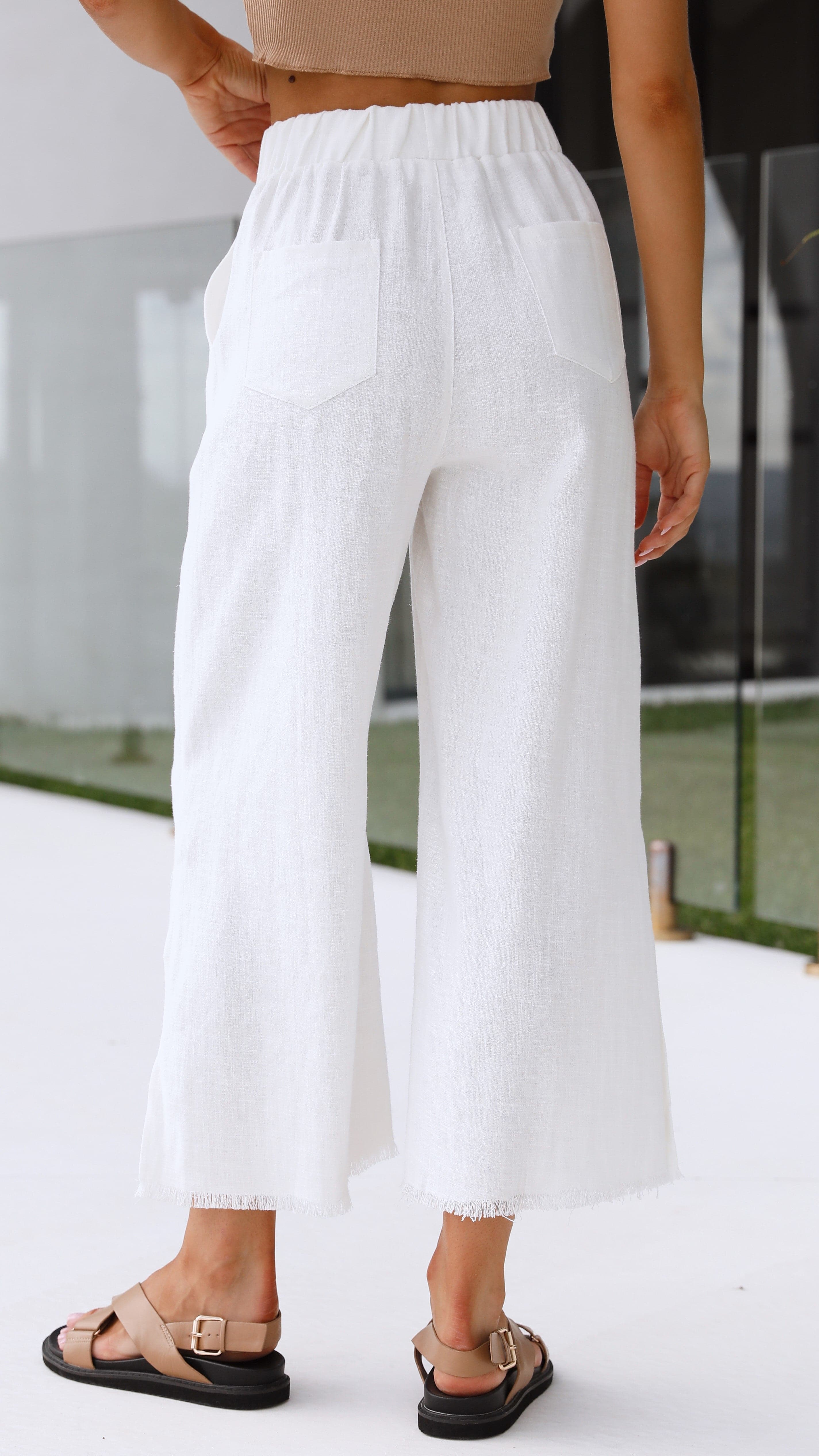 Kikodress - Sweet Side Pants - White