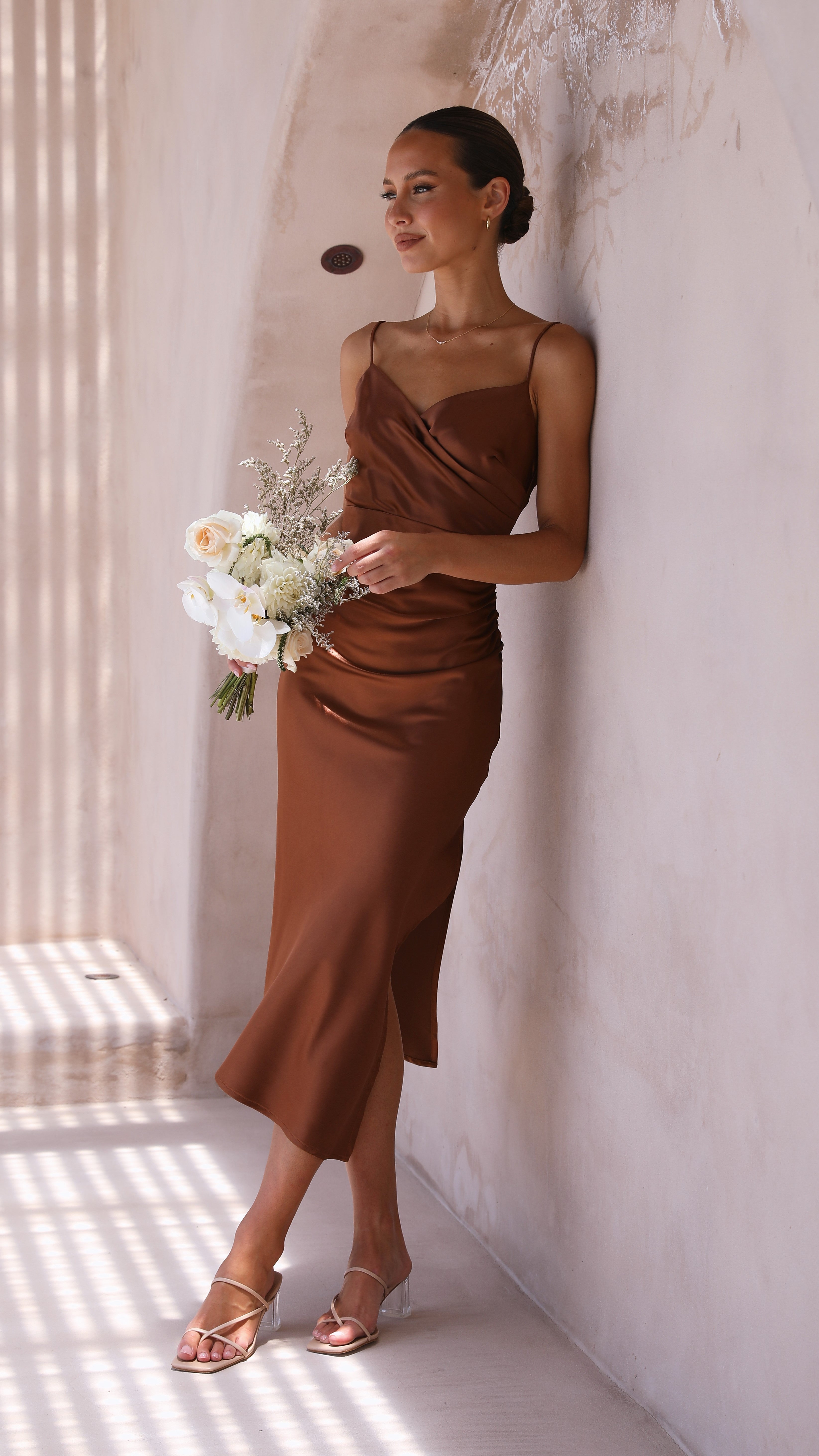 Kikodress - Monte Midi Dress - Brown