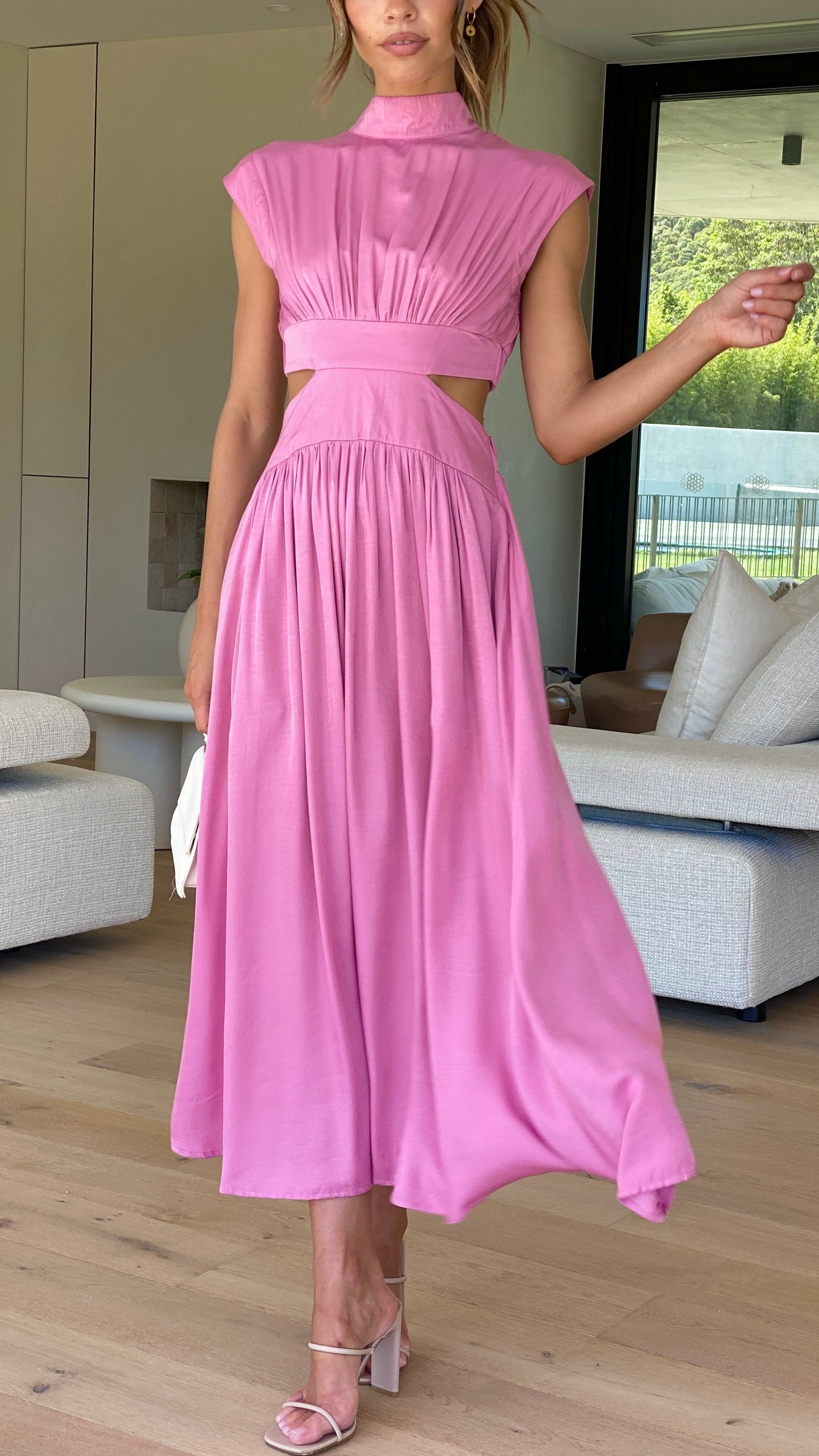 Kikodress - Cindie Midi Dress - Pink