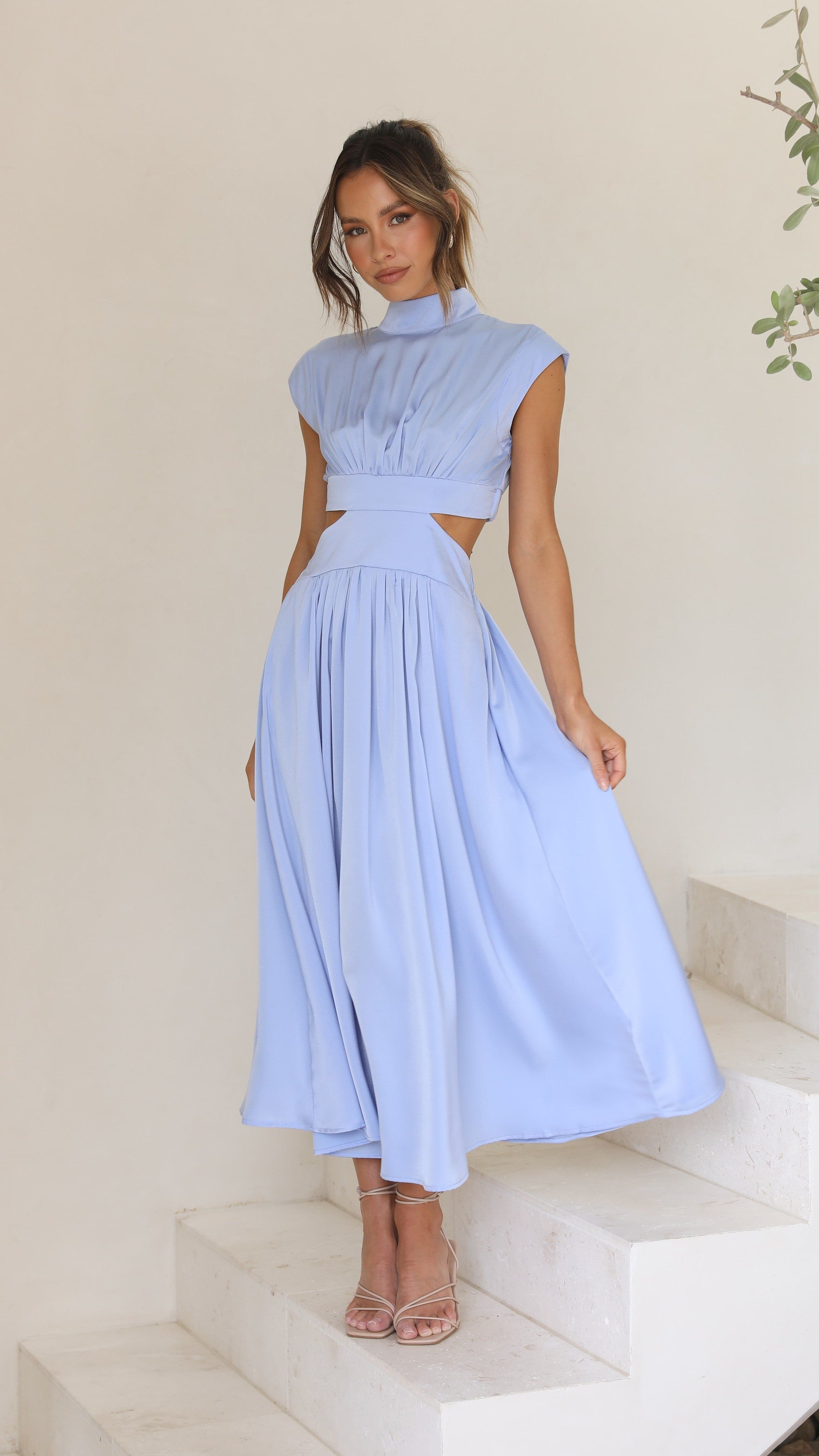 Kikodress - Cindie Midi Dress - Blue