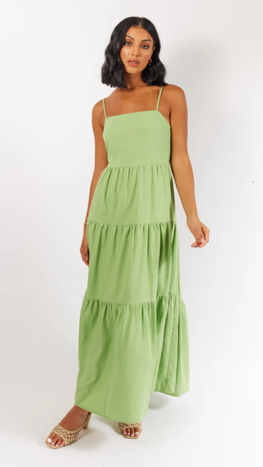 Kikodress - Astrid Maxi Dress - Apple Green