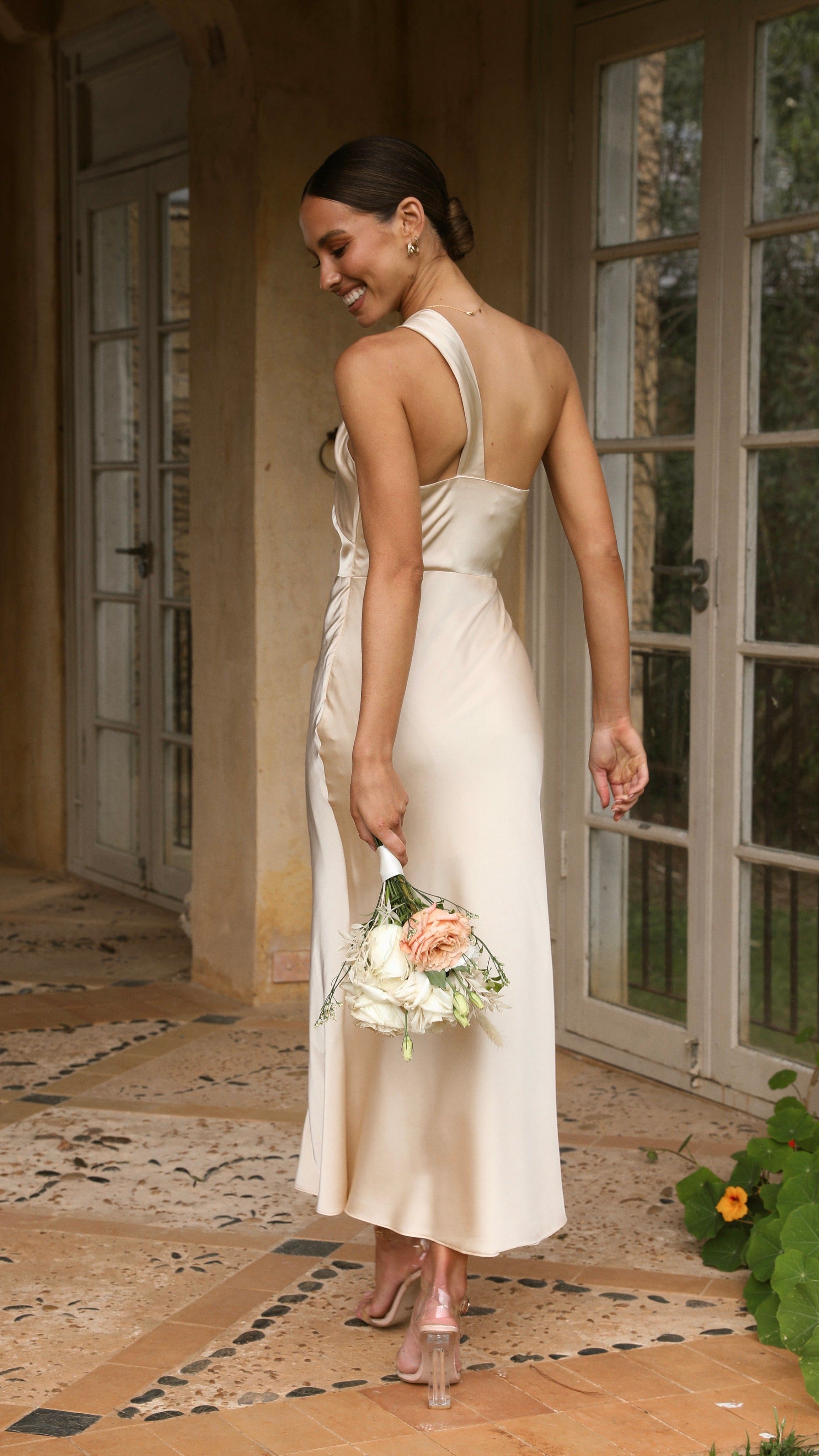 Kikodress - Sabine Midi Dress - Light Gold