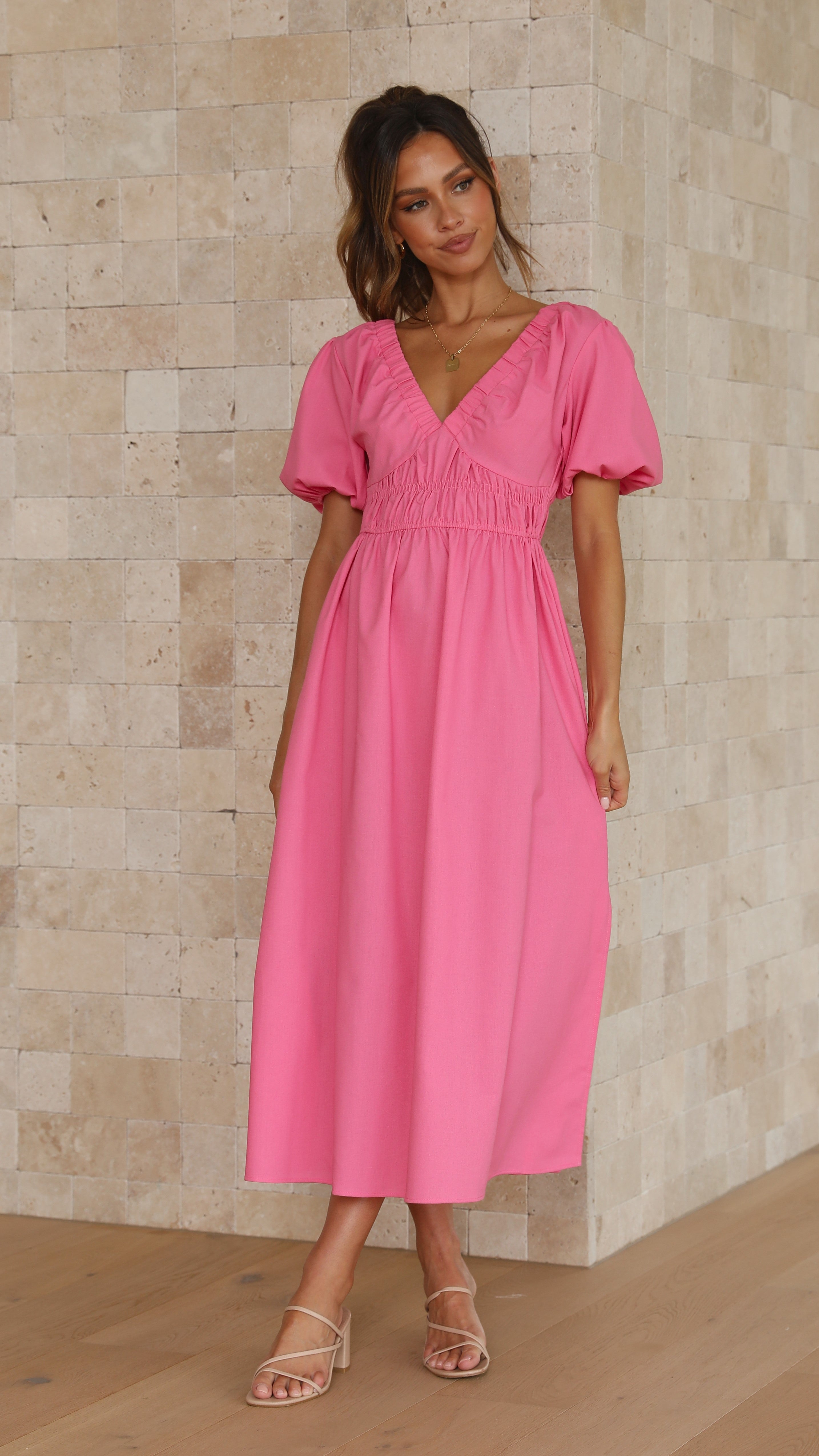 Kikodress - Fiore Maxi Dress - Pink