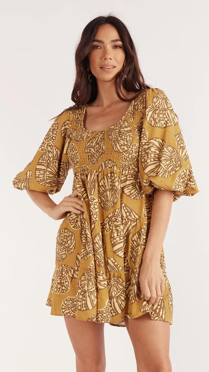 Kikodress - Imogen Mini Dress - Sea Change Print