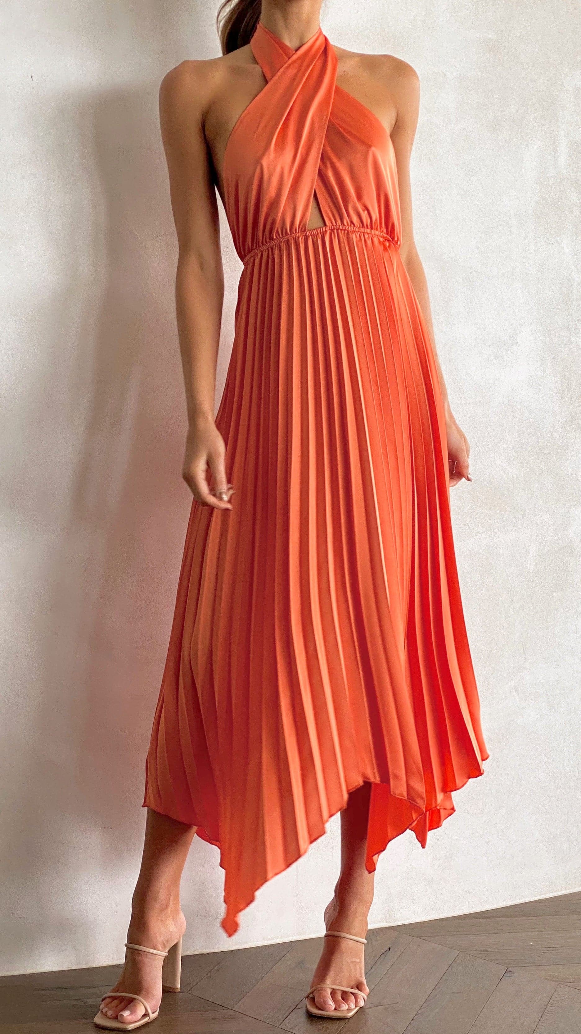 Kikodress - Miami Midi Dress - Melon