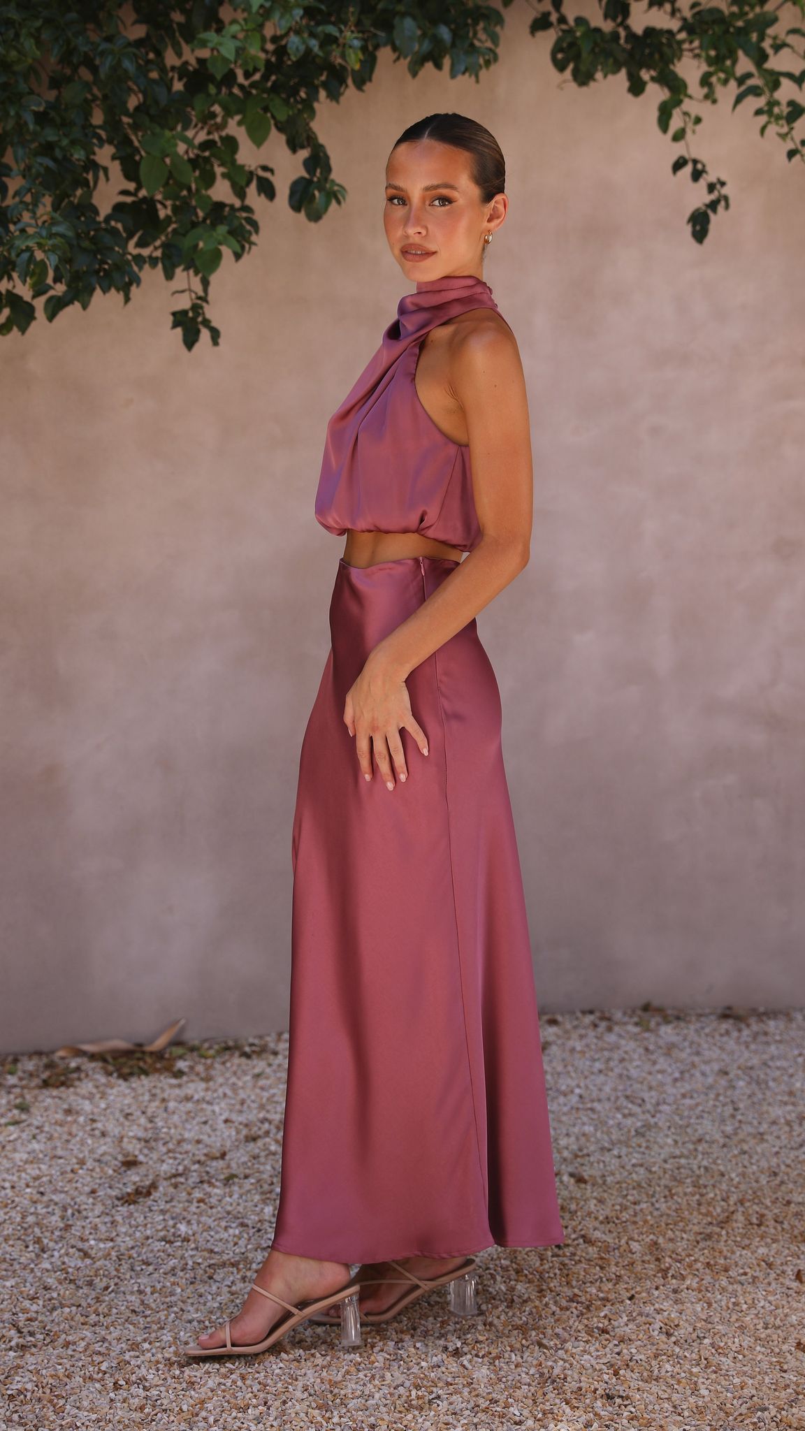 Kikodress - Esther Maxi Skirt - Plum