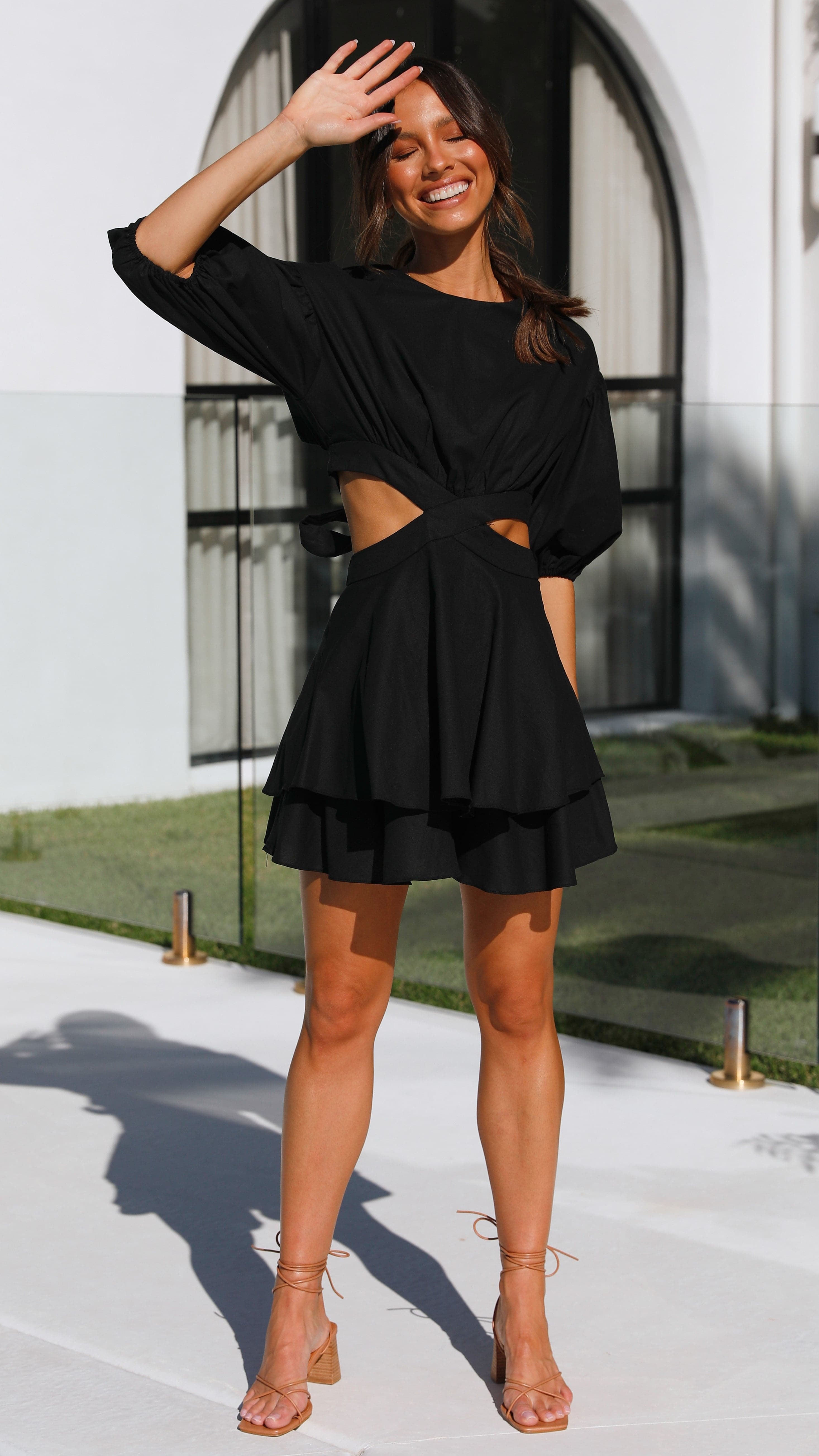 Kikodress - Arabella Mini Dress - Black