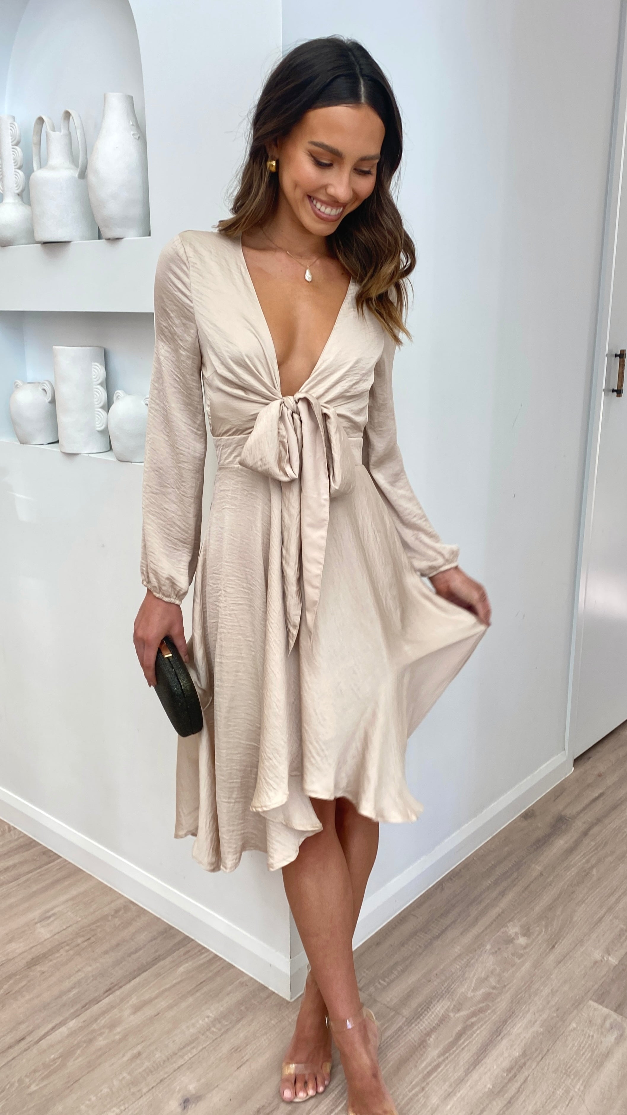 Kikodress - Starry Nights Dress - Champagne