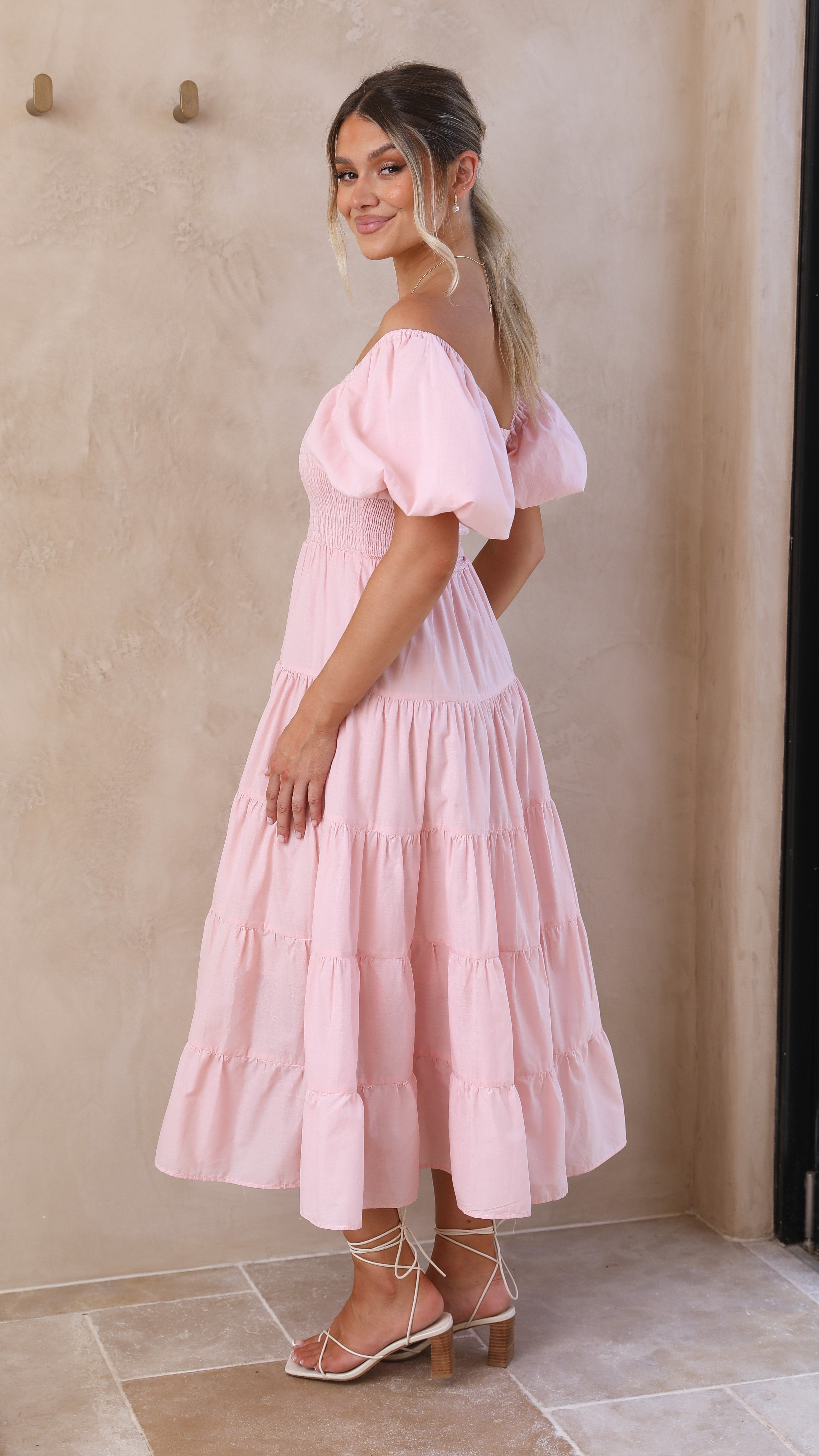 Kikodress - Chyna Midi Dress - Blush