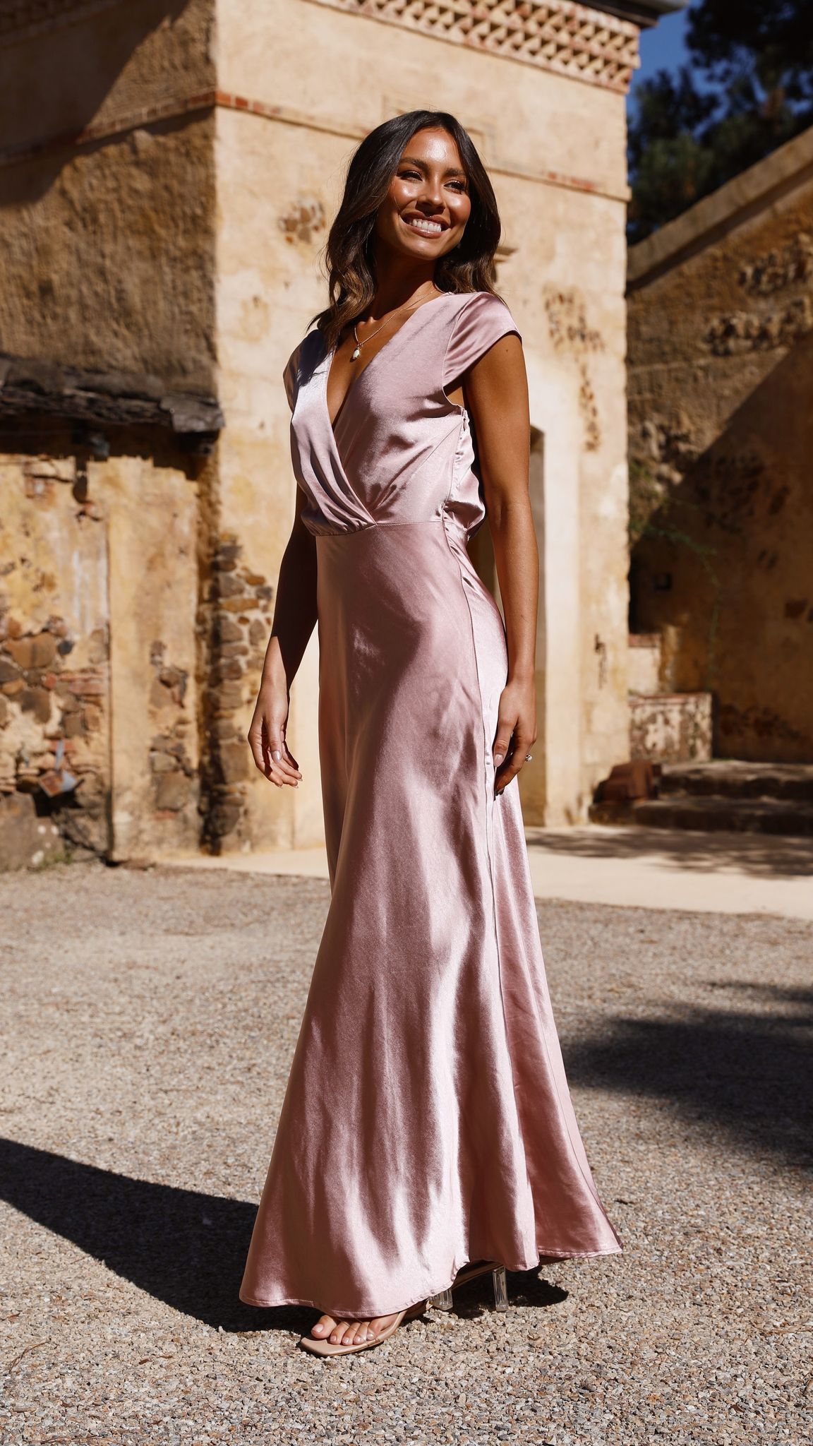 Kikodress - Selma Maxi Dress - Dusty Pink
