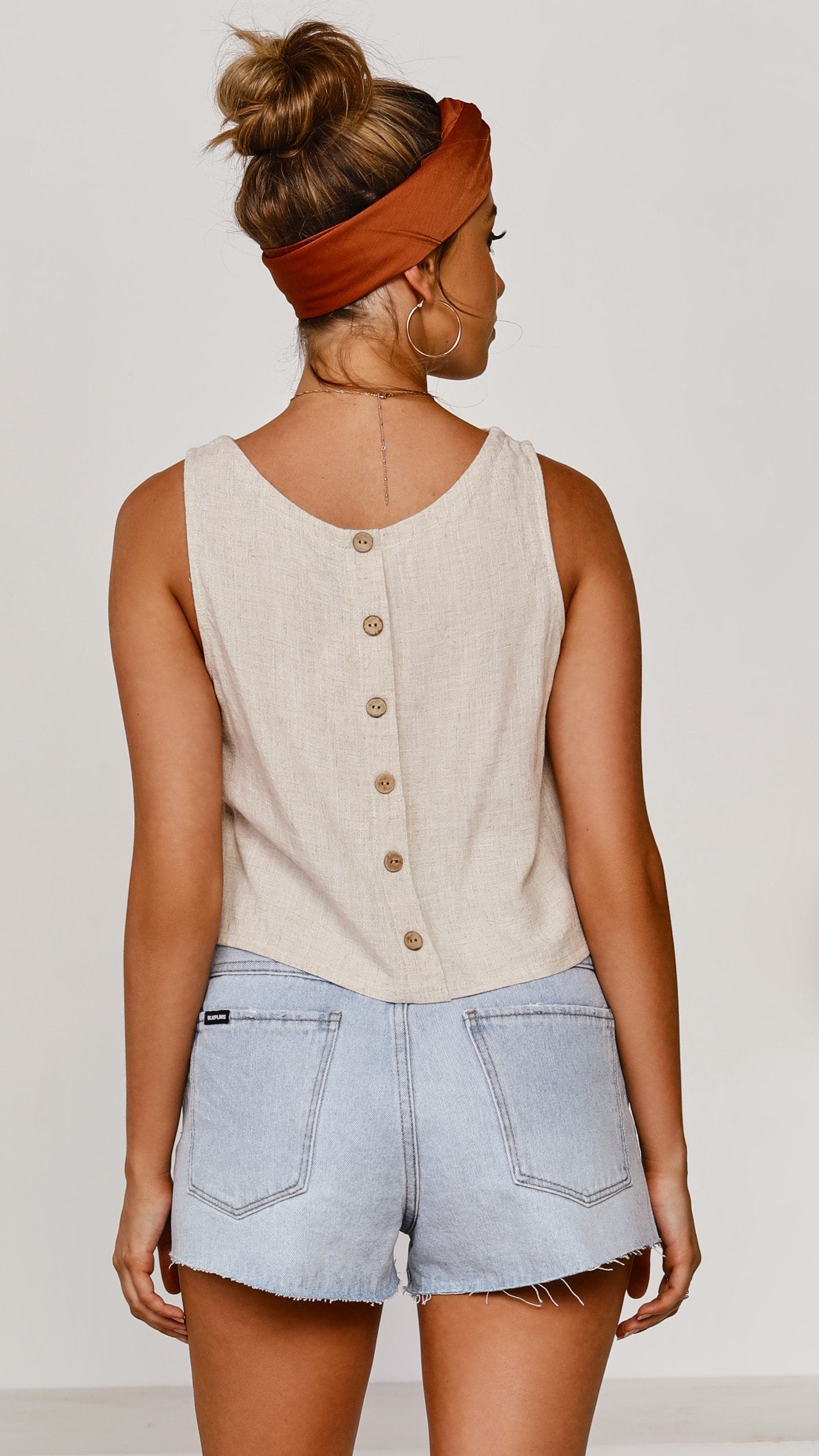 Kikodress - Persephone Crop Top - Natural