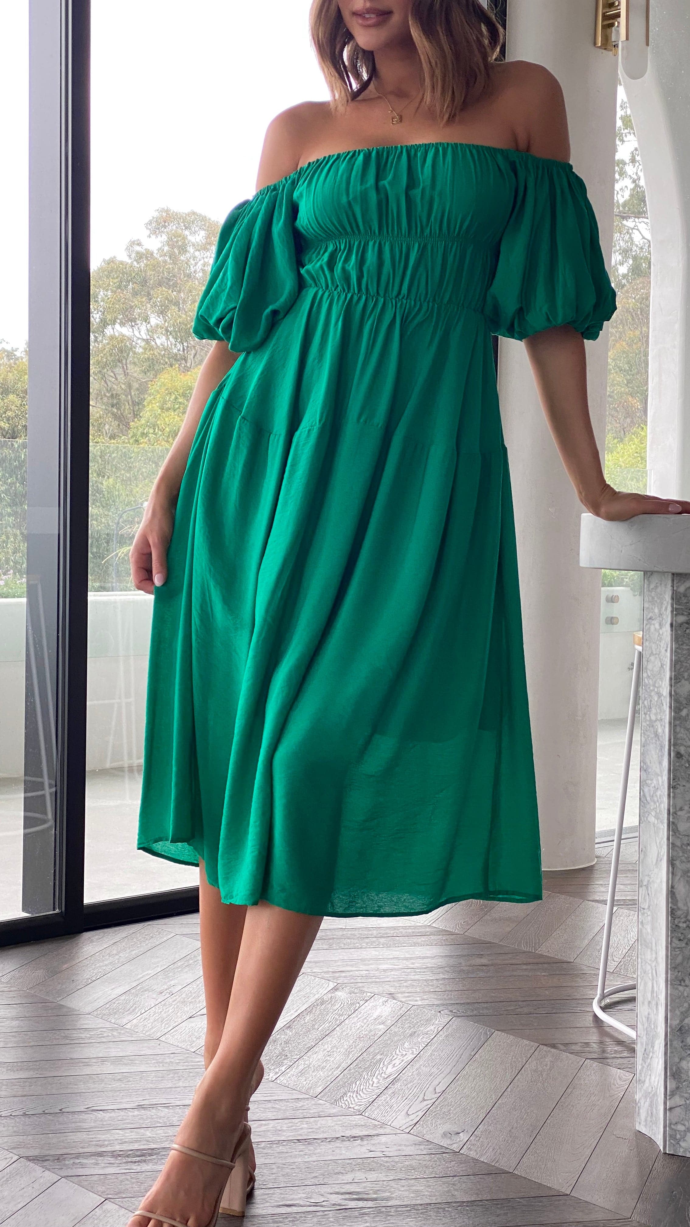 Kikodress - Paiva Midi Dress - Green