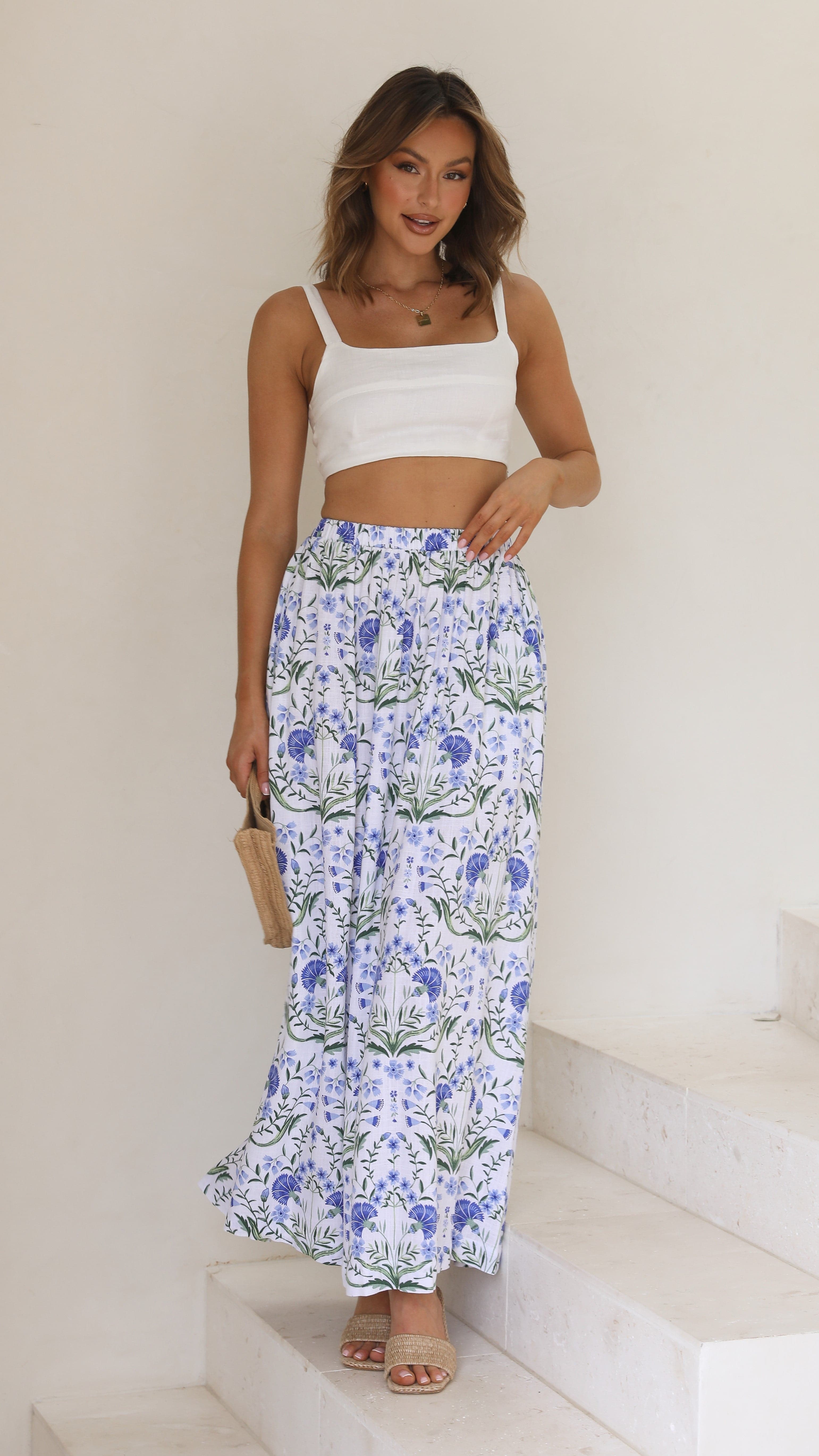 Kikodress - Axara Maxi Skirt - Sia Print