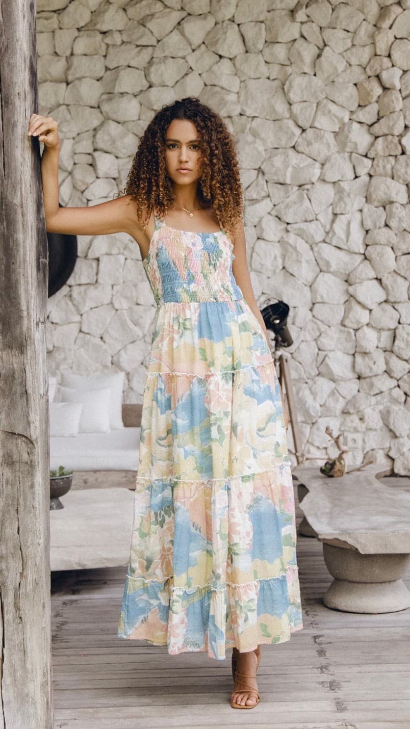 Kikodress - Ashlyn Maxi Dress - Kailani Print