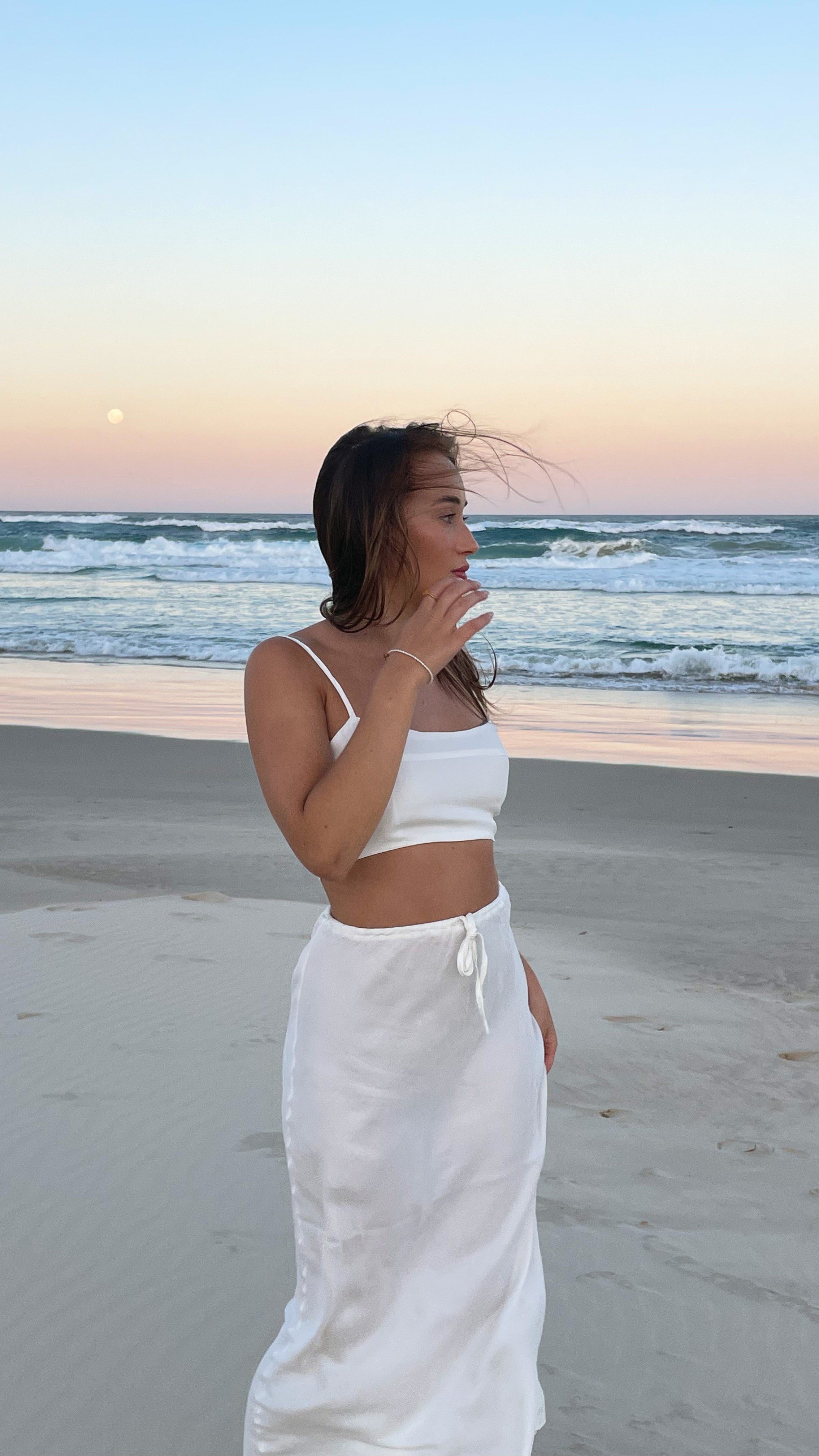 Kikodress - Whitney Maxi Skirt - White