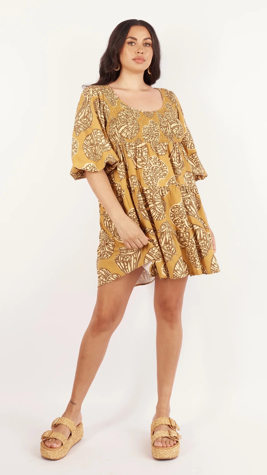 Kikodress - Imogen Mini Dress - Sea Change Print