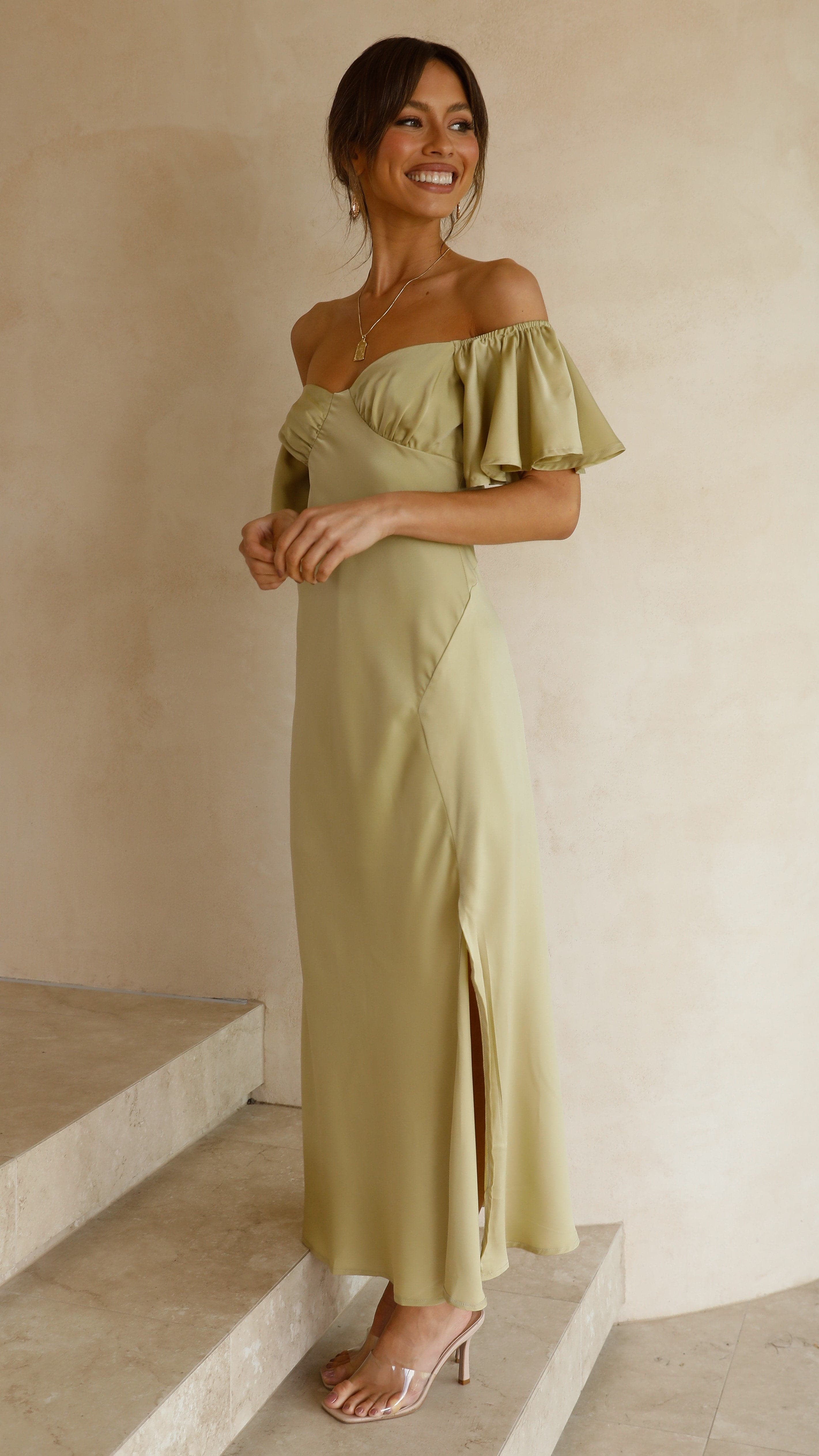 Kikodress - Louisa Midi Dress - Olive