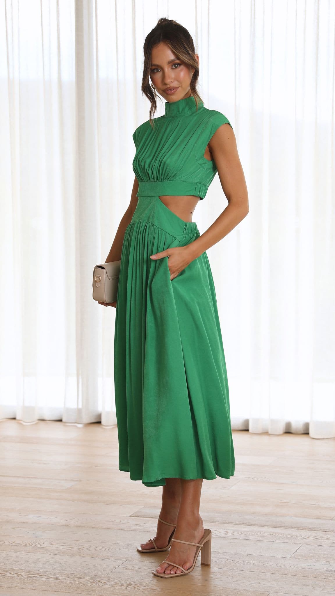 Kikodress - Cindie Midi Dress - Green