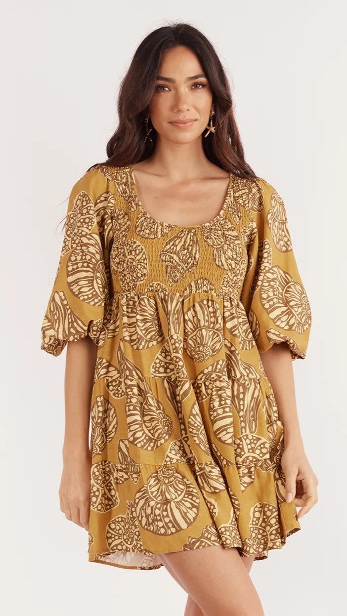 Kikodress - Imogen Mini Dress - Sea Change Print