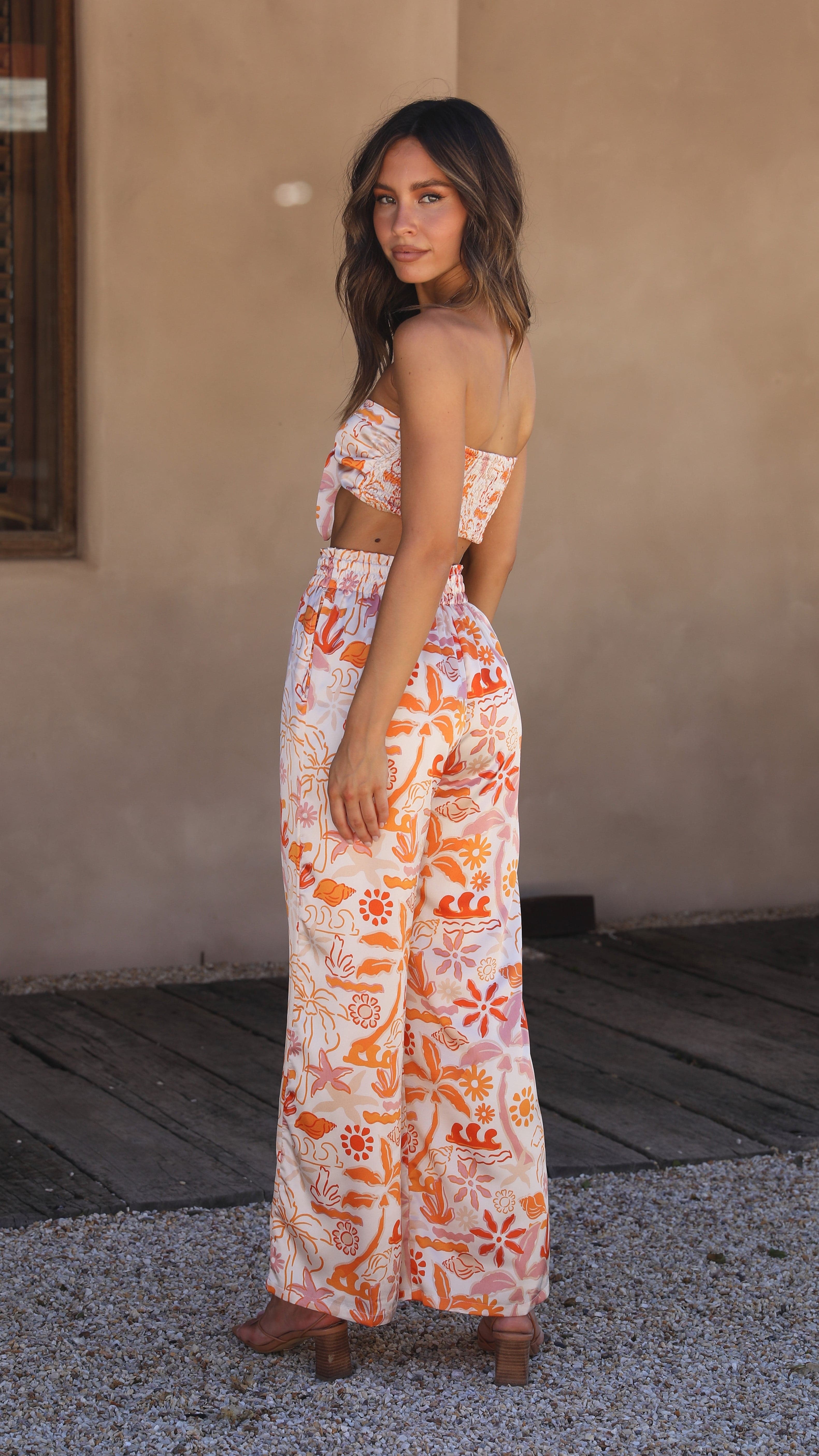 Kikodress - Calypso Pants - Seaview Print