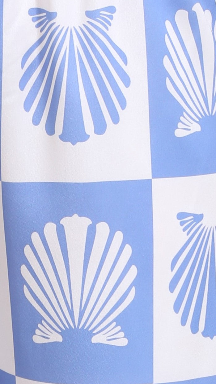 Kikodress - Camilla Shirt and Pants Set - Blue/White