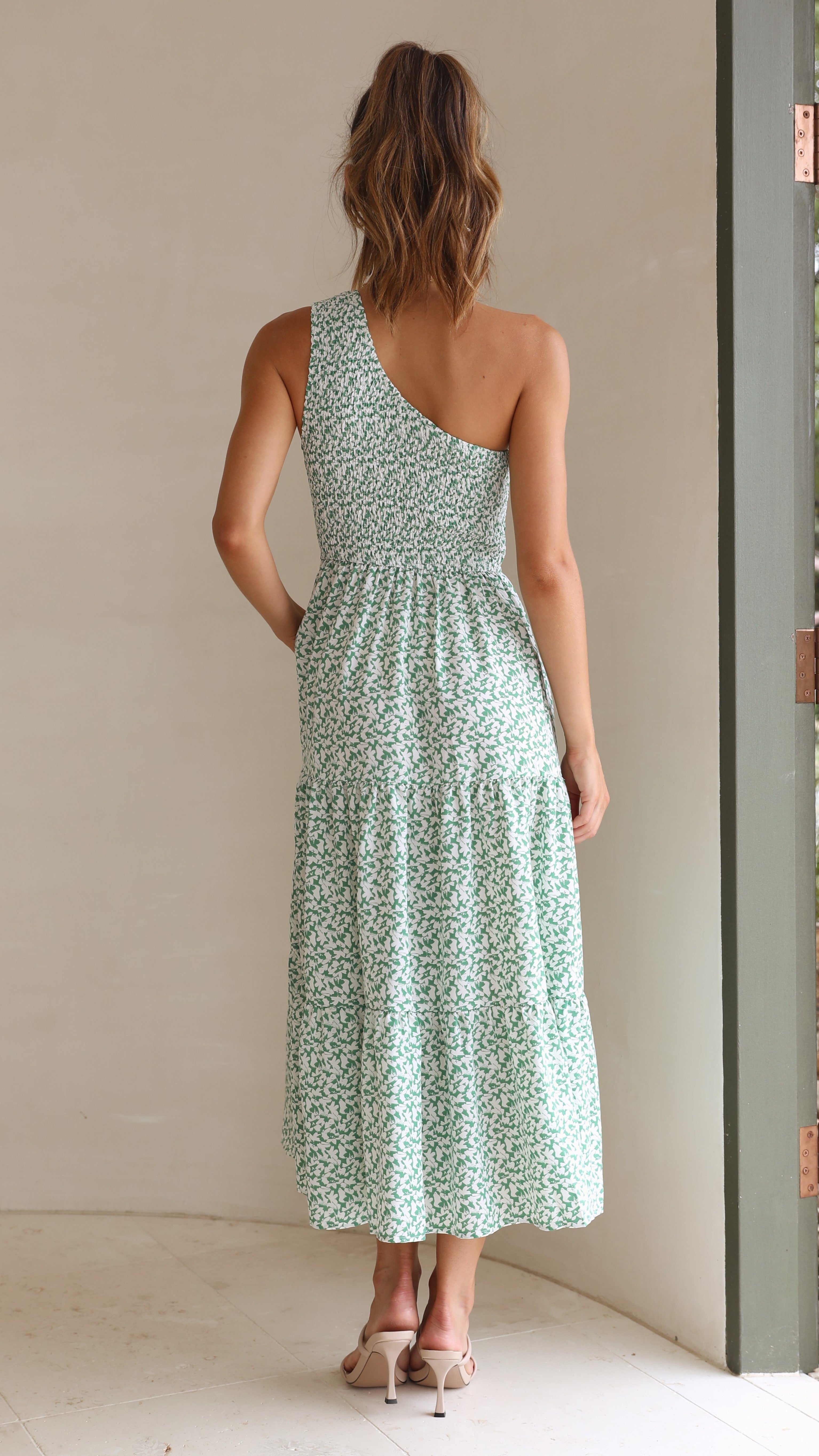 Kikodress - Cassy Midi Dress - Sage Floral