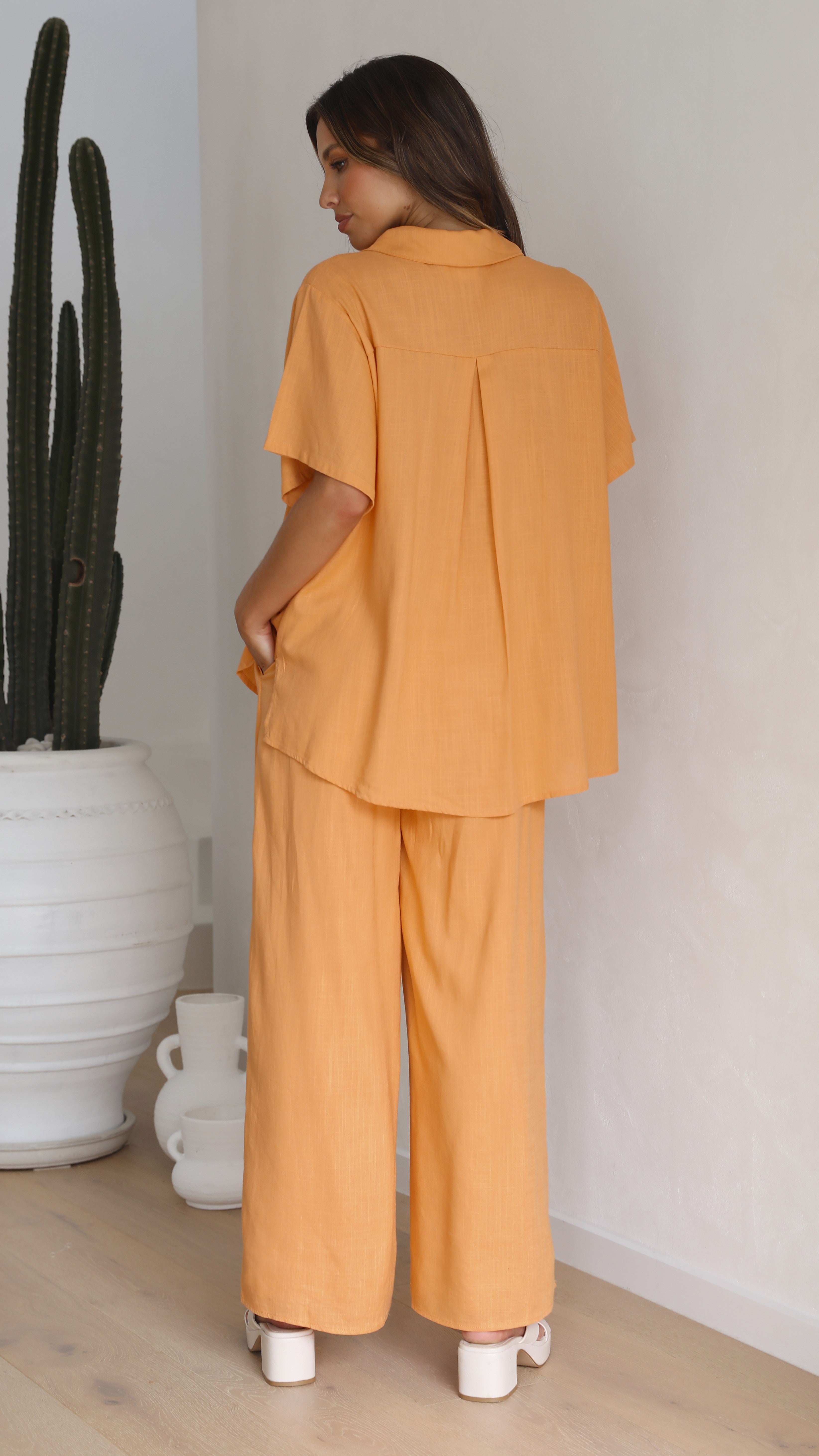 Kikodress - Natalie Pants - Sunset Orange