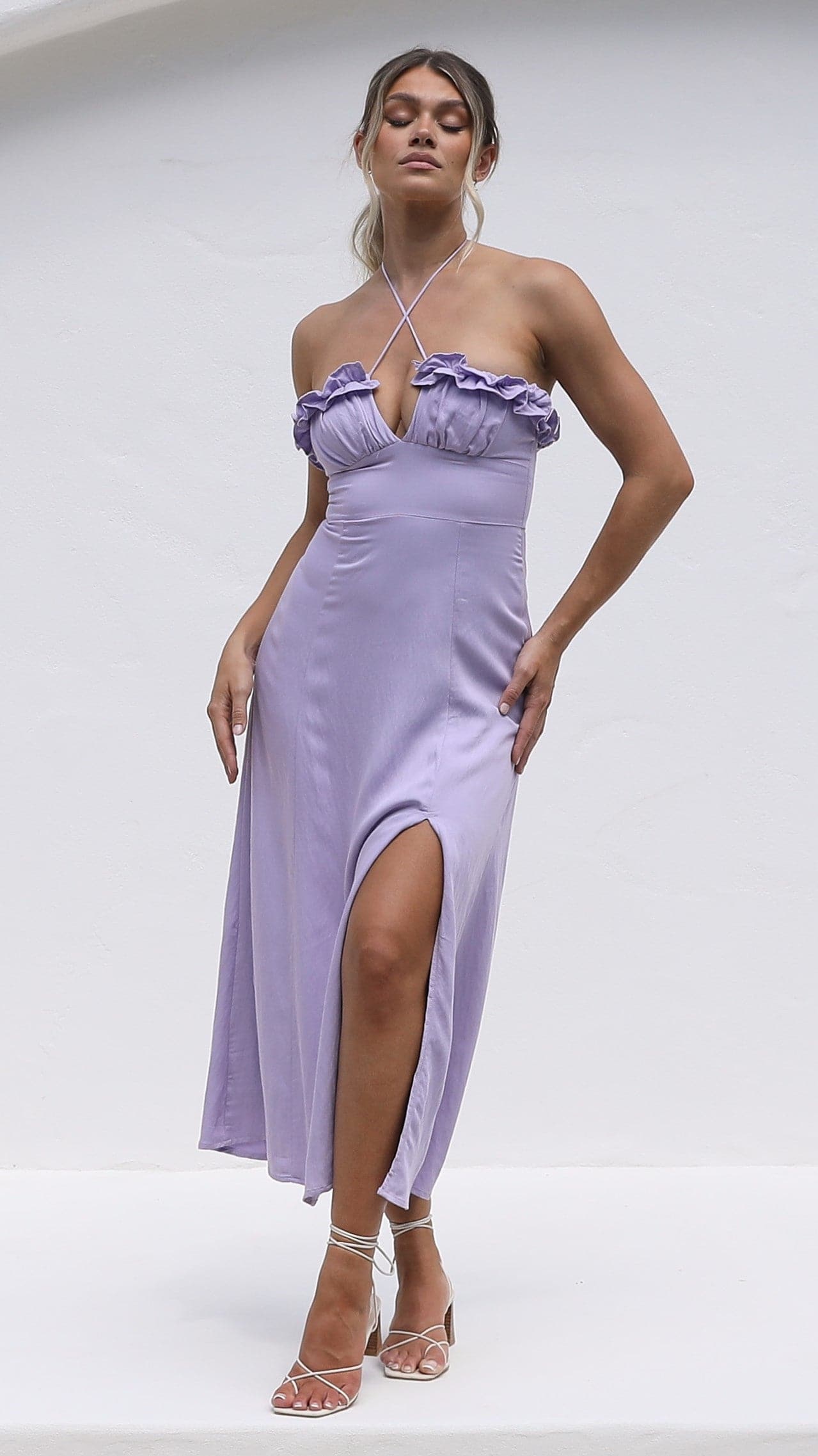 Kikodress - Sasha Midi Dress - Lilac