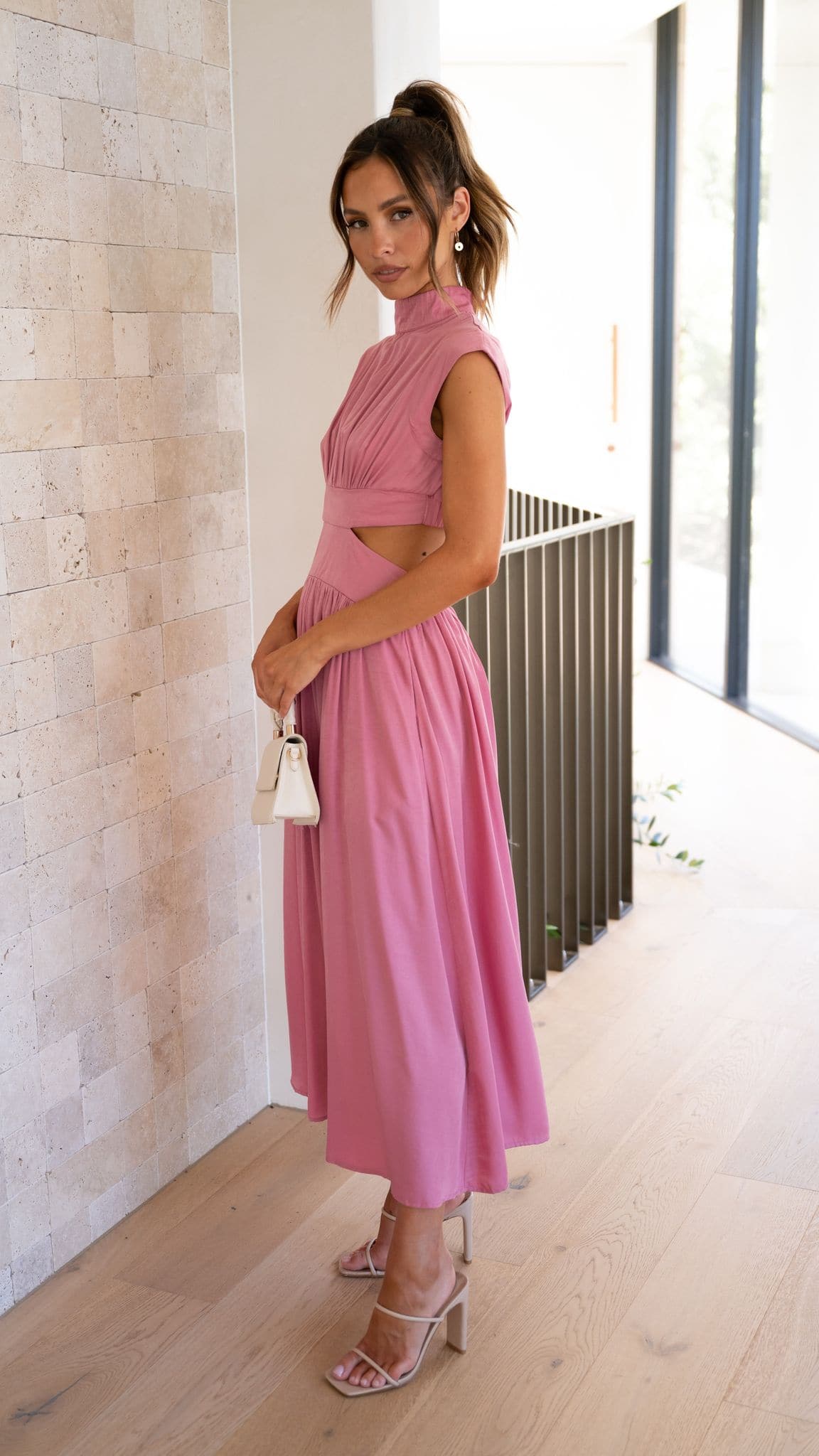 Kikodress - Cindie Midi Dress - Pink