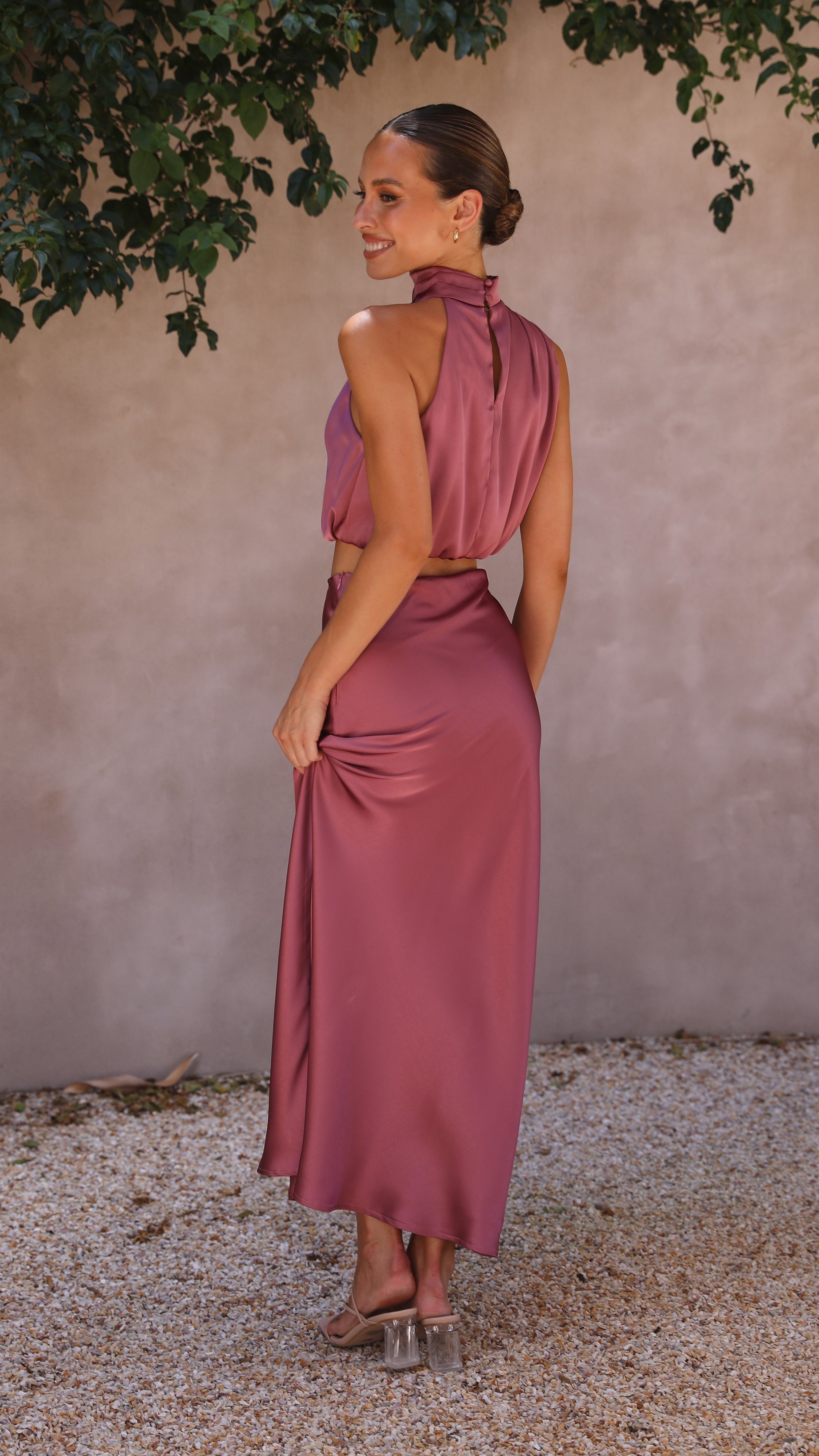 Kikodress - Esther Maxi Skirt - Plum