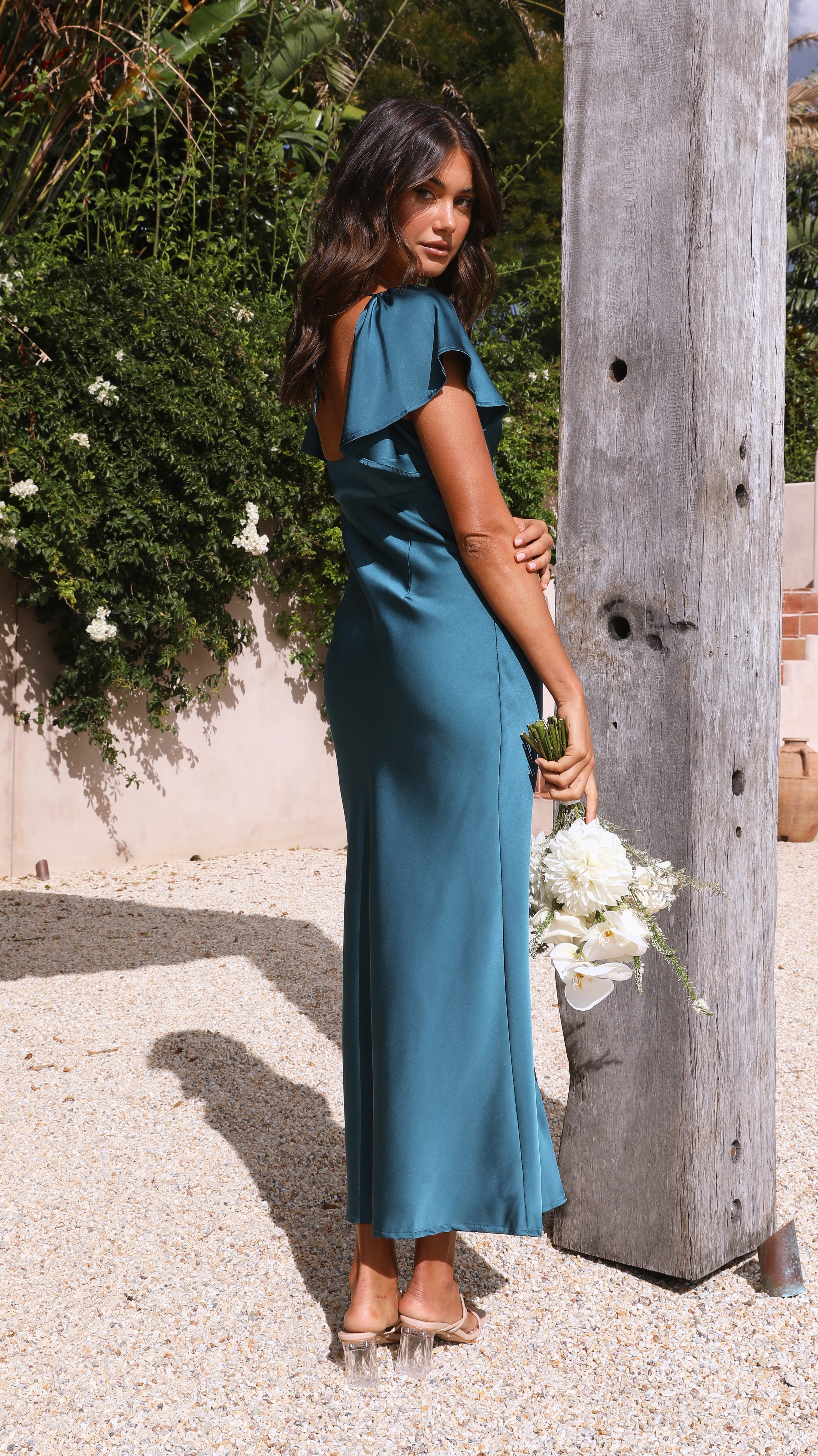 Kikodress - Carmen Midi Dress - Teal
