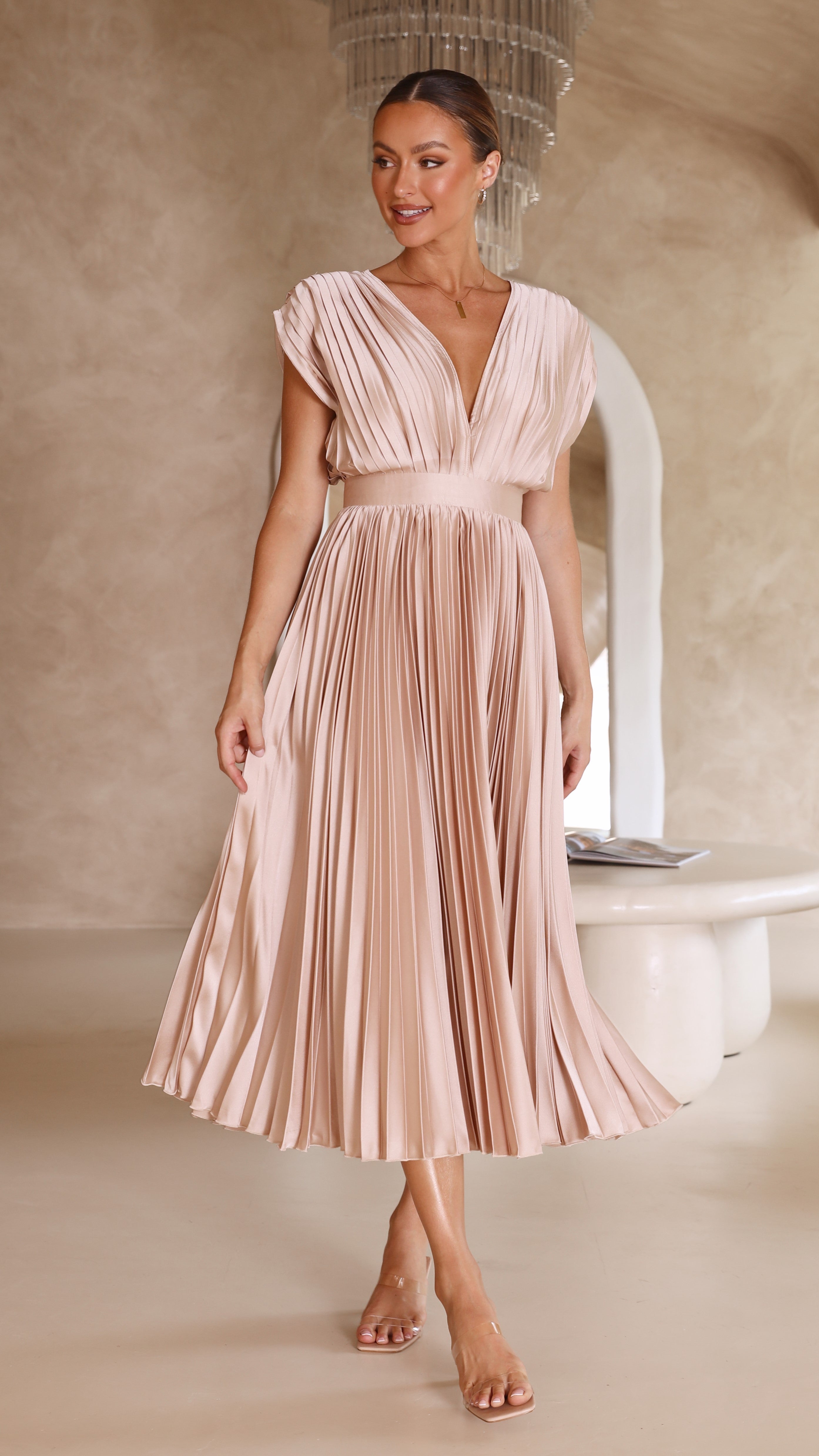 Kikodress - Gina Maxi Dress - Champagne